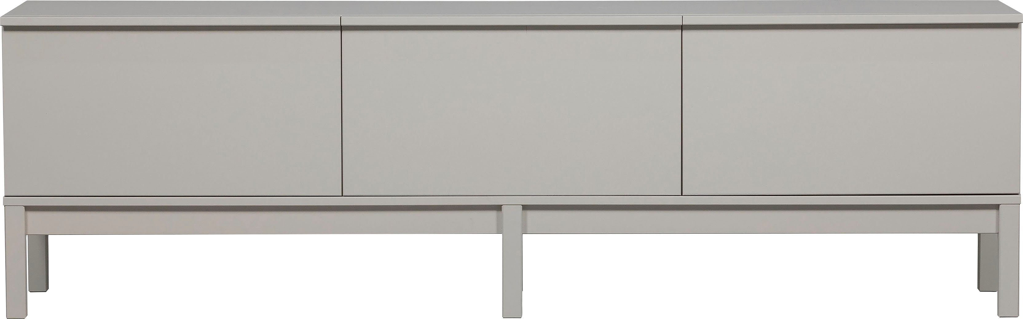 WOOOD Tv-meubel Klinik TV-dressoir Commode van grenenhout, H 60 cm x B 200 cm lowboards grijs