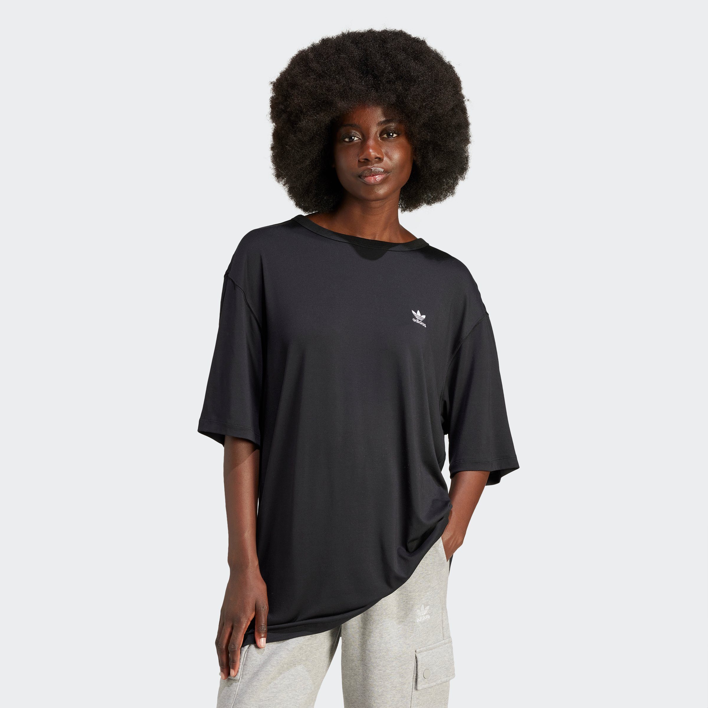 Adidas Originals T-Shirts Black Dames