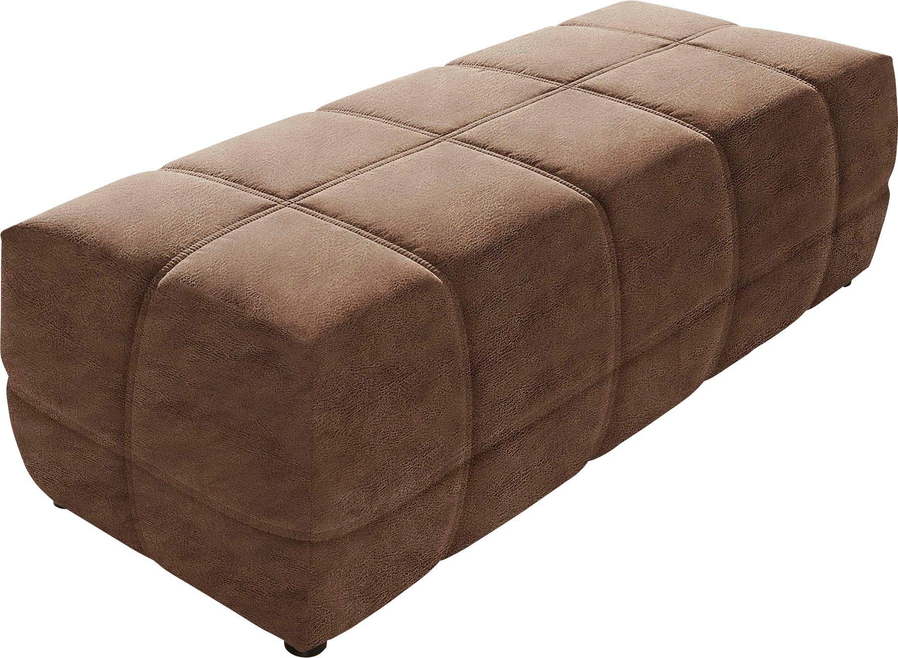 DOMO collection Hocker BRANDON grote uitvoering passend bij 'brandon', ook in cord