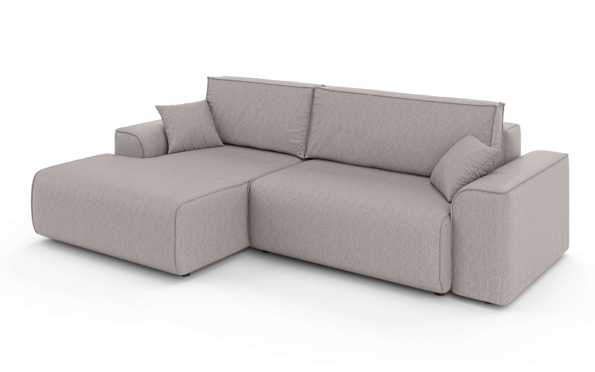 Home affaire Hoekbank Santenay met bedfunctie en bedlade, afmetingen: B/D/H 266/164/90 cm
