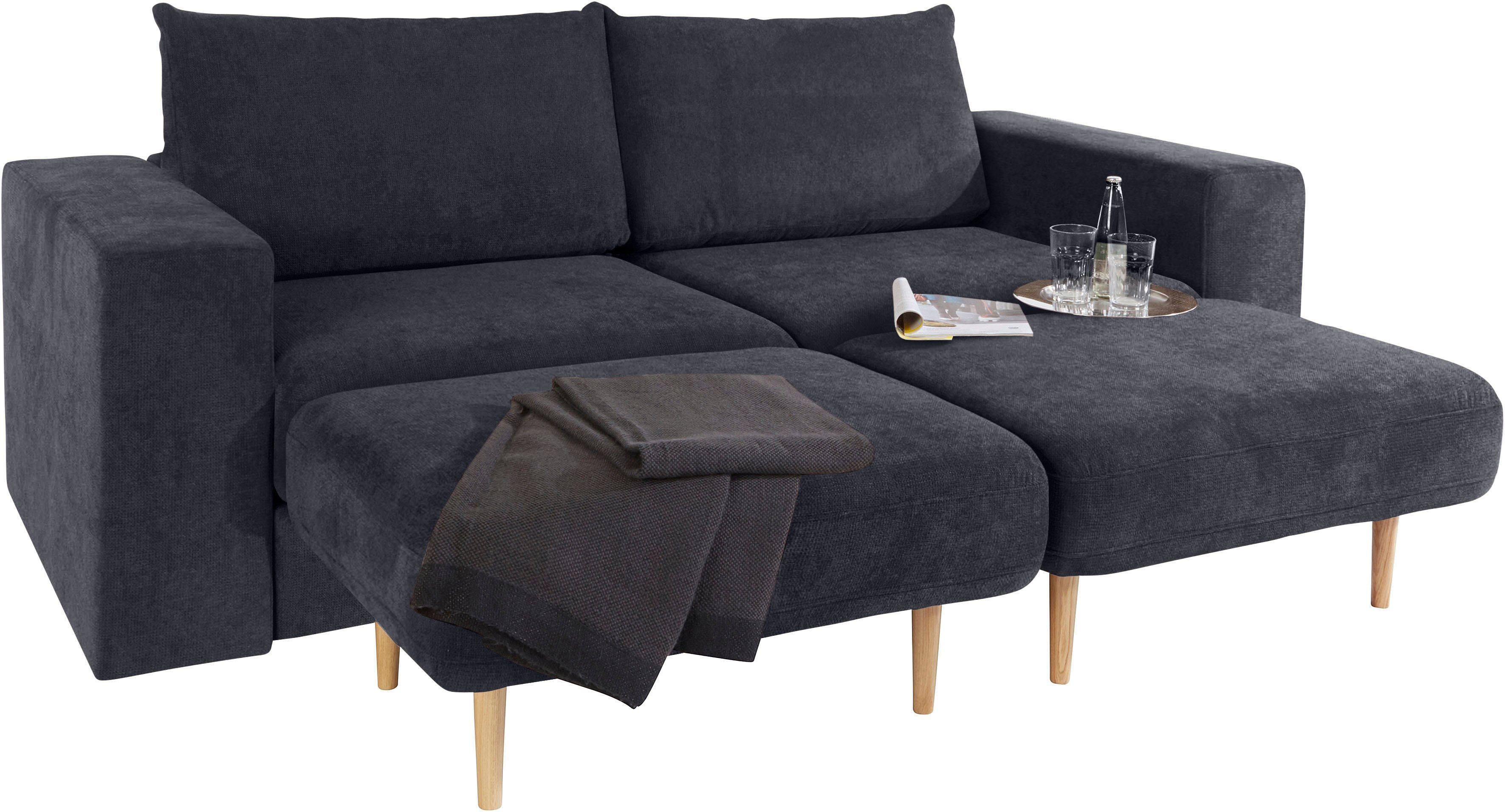 LOOKS BY WOLFGANG JOOP 3,5-zitsbank Looksv Aan te passen bank: de bank wordt bank met 2 hockers