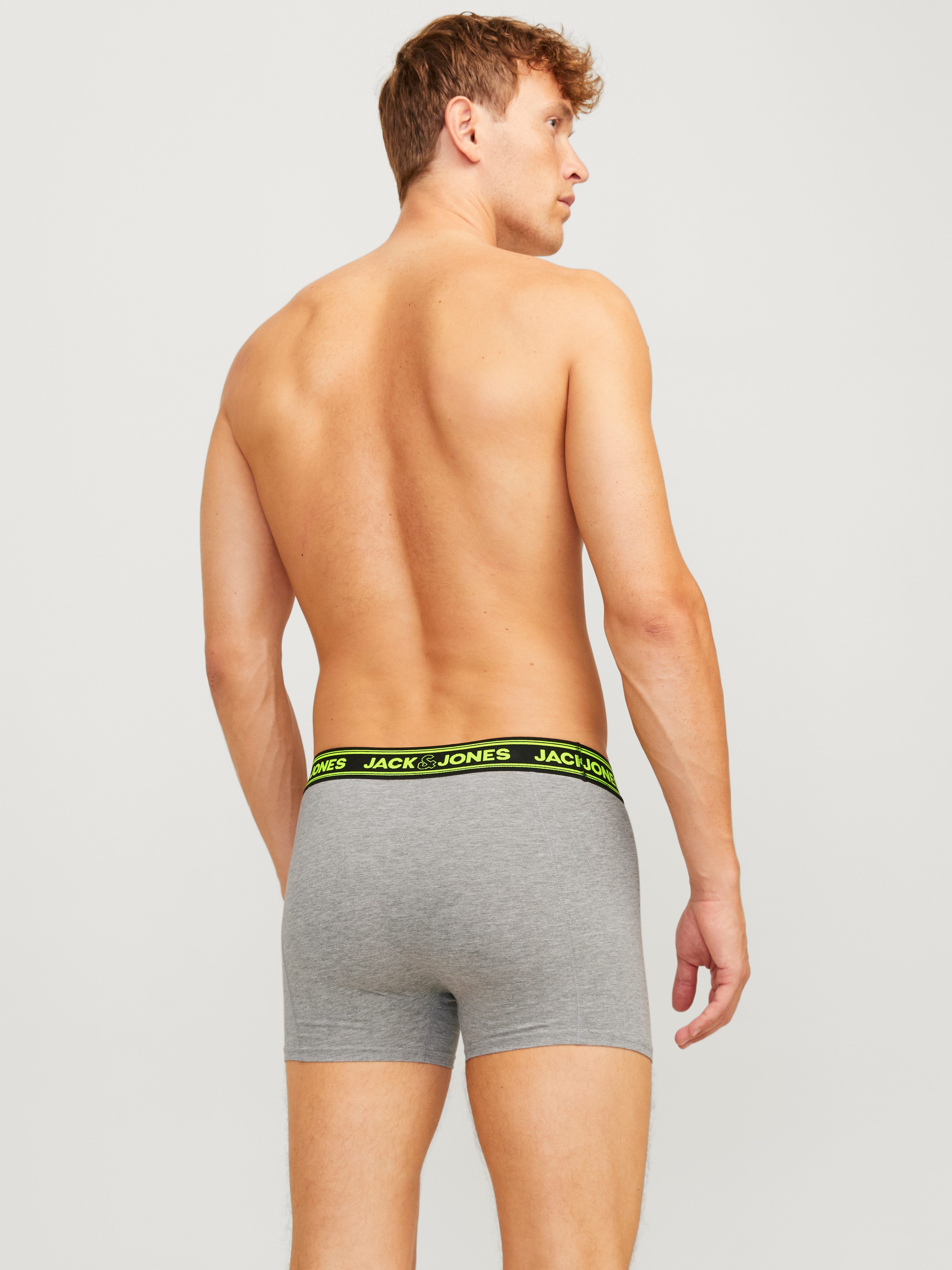 Jack & Jones Trunk JACETHAN SOLID TRUNKS 3 PACK SN (set 3 stuks)
