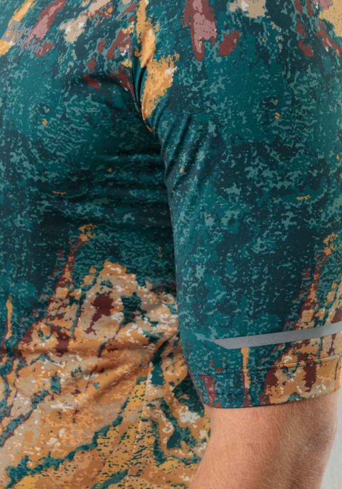 Jack Wolfskin Fietsjack GRAVEX PRINTED FZ S/S M