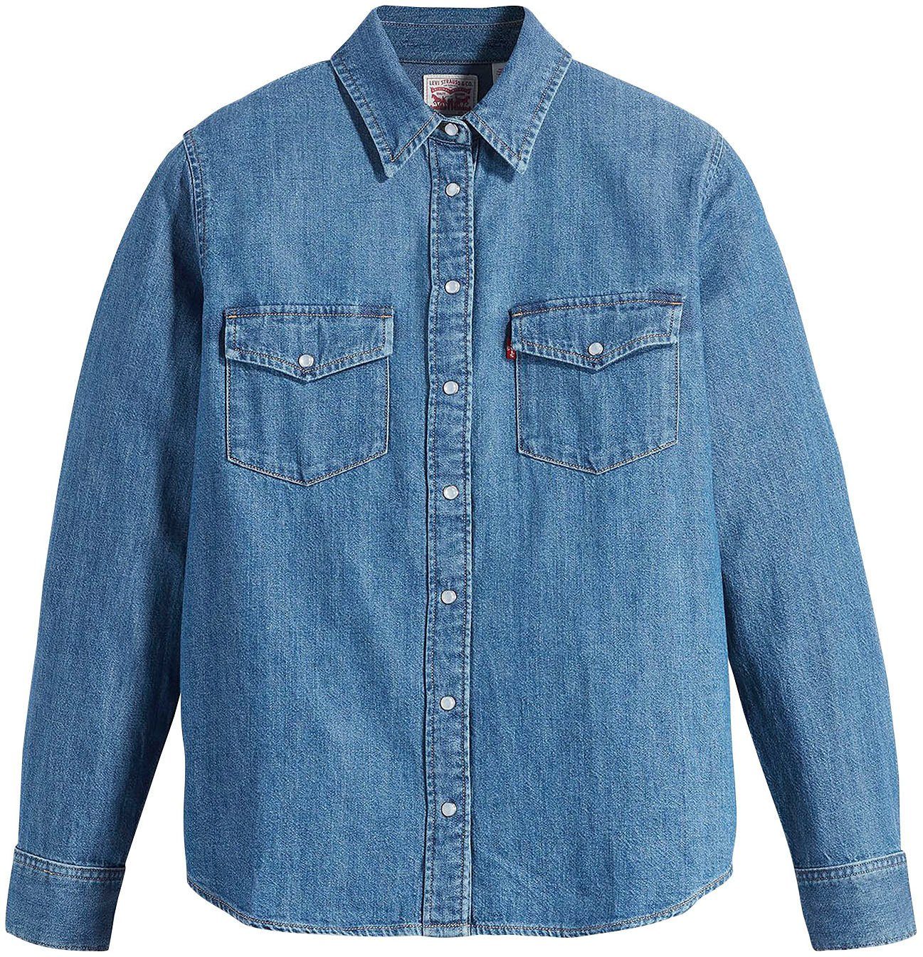 Levi's® Jeans blouse ESSENTIAL WESTERN met borstzakken met drukknopen