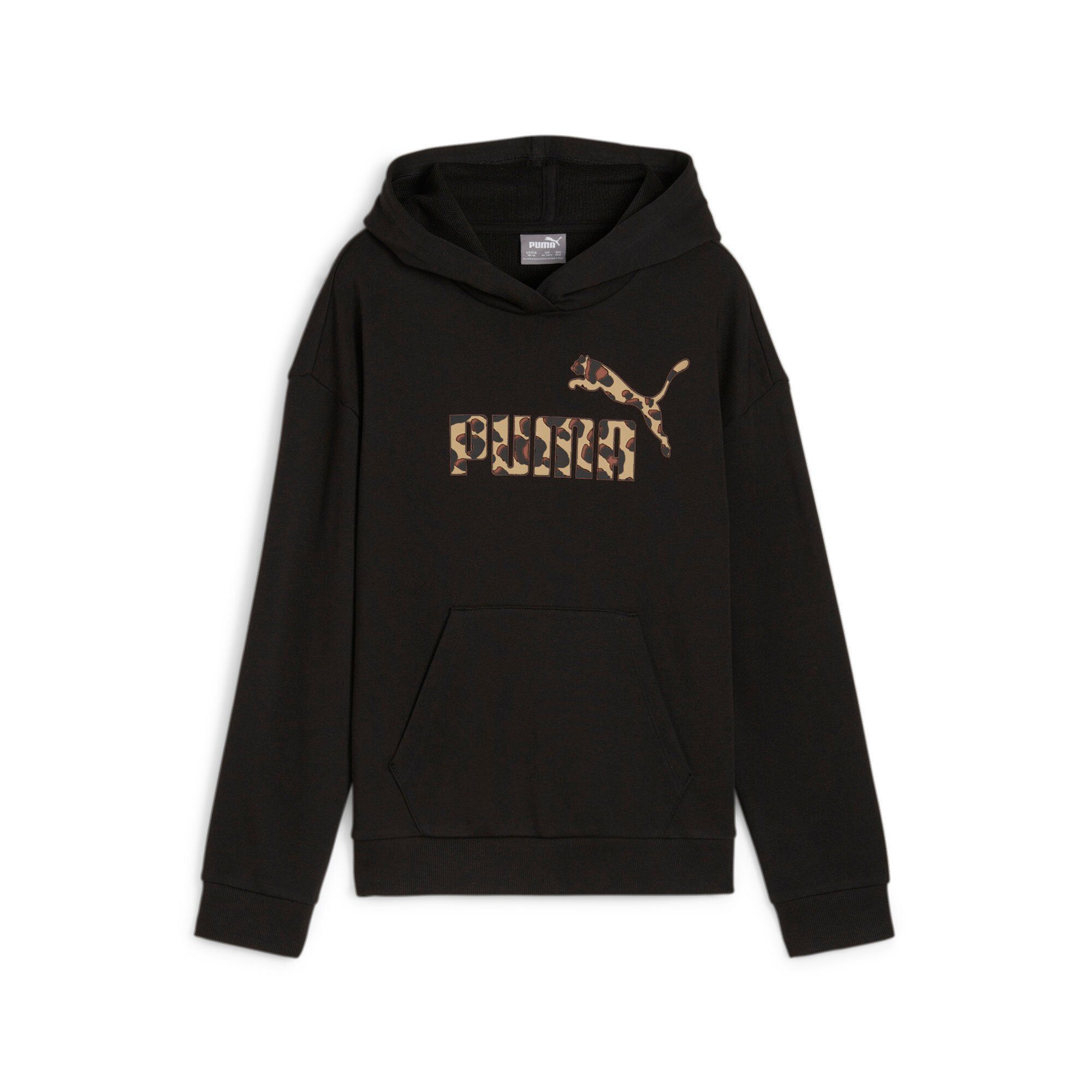 Puma hoodie zwart Trui Katoen Capuchon Logo 128