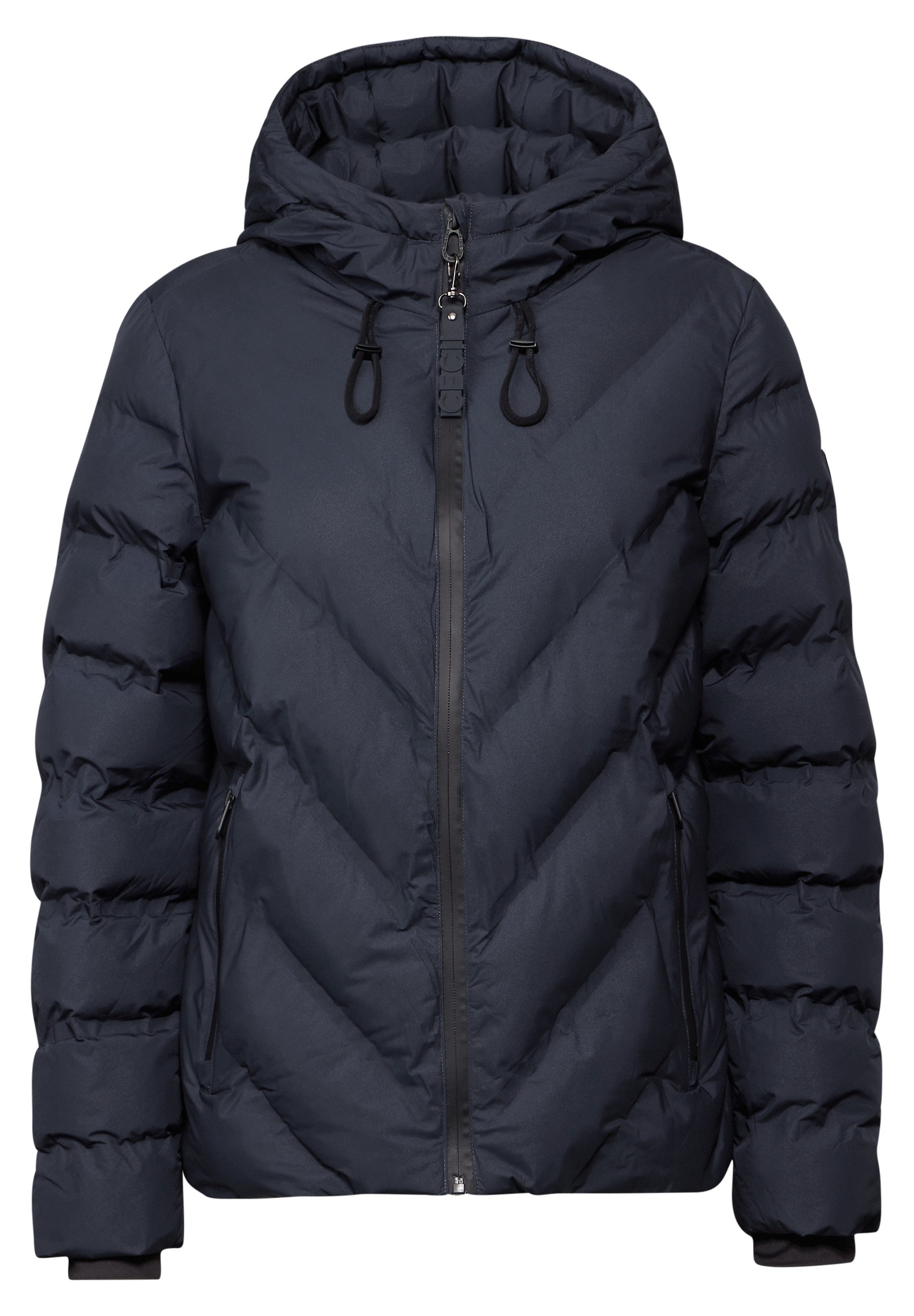Cecil Outdoorjack met capuchon en gelaste naden