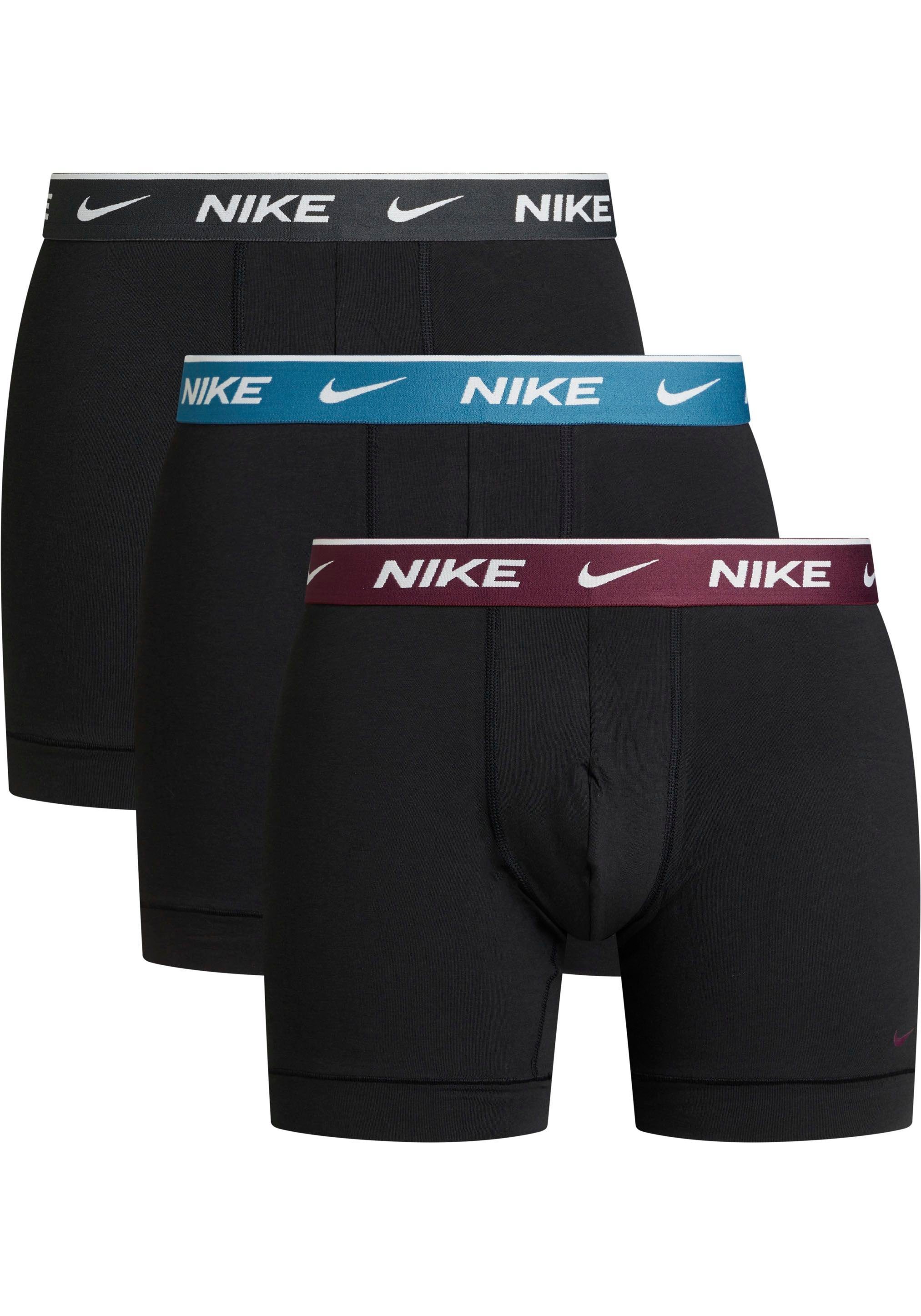 Nike Boxershort met elastische band en labeldetail in een set van 3 stuks