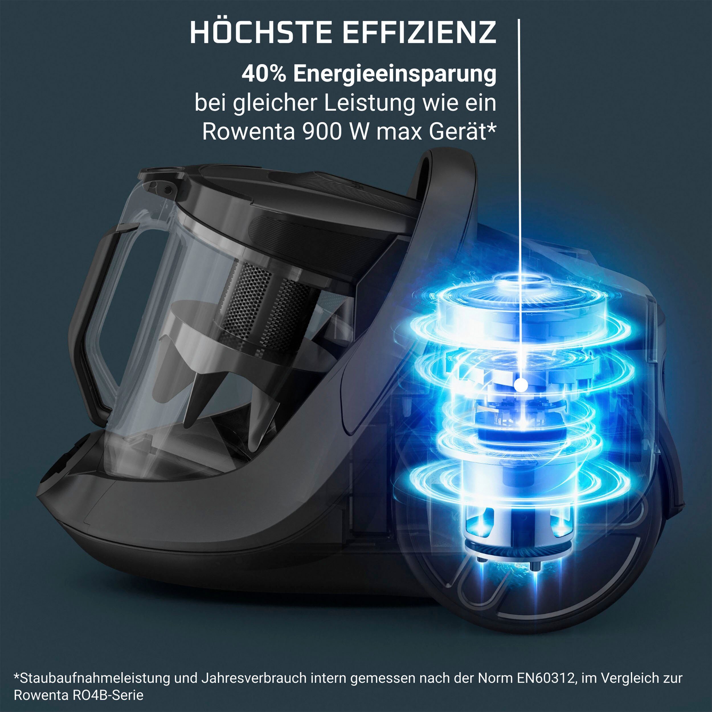 Rowenta Stofzuiger RO7C66 Green Force Cyclonic Effitech