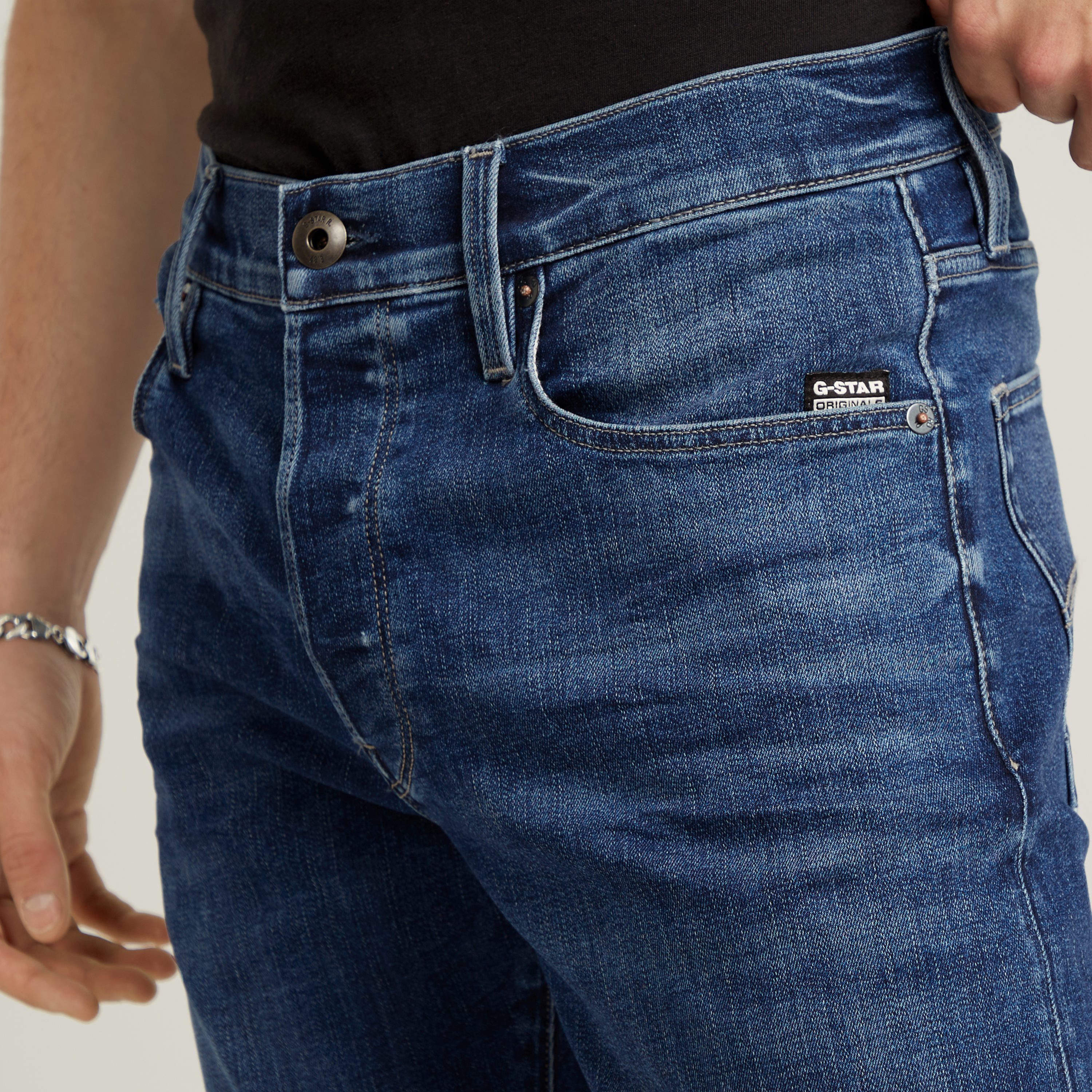G-Star RAW Slim fit jeans 3301 Slim met mooie wassing en elastaan
