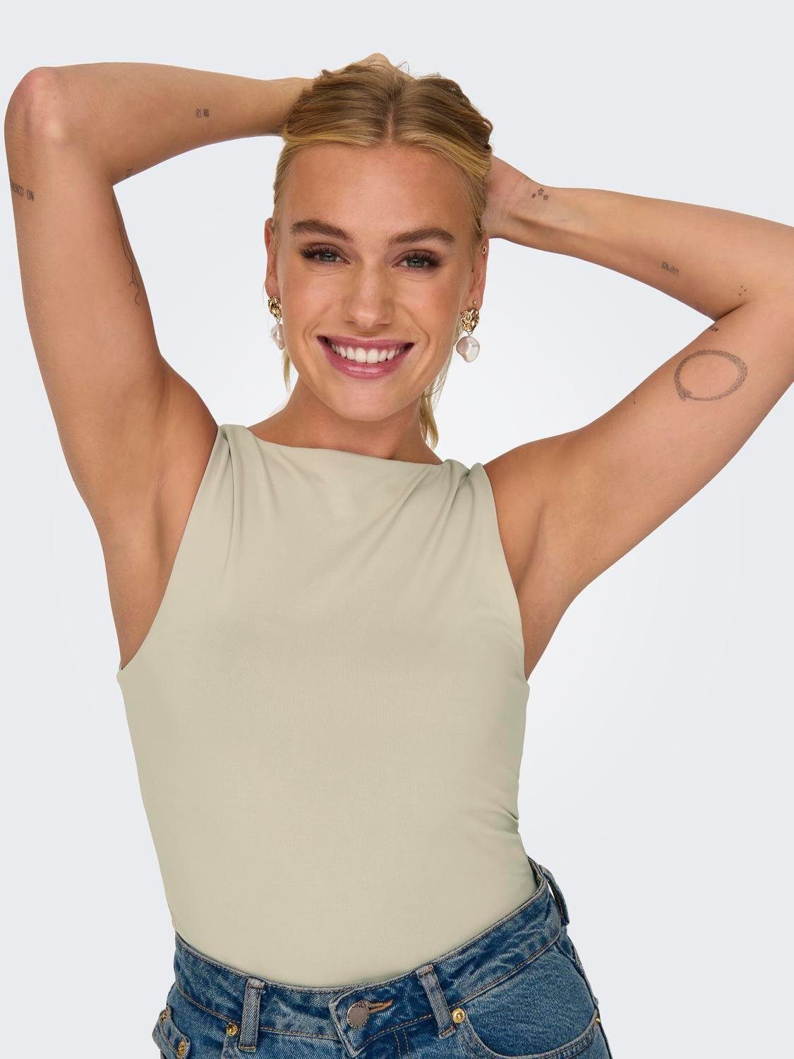 Only Tanktop ONLEA S L 2-WAYS FIT TOP JRS NOOS