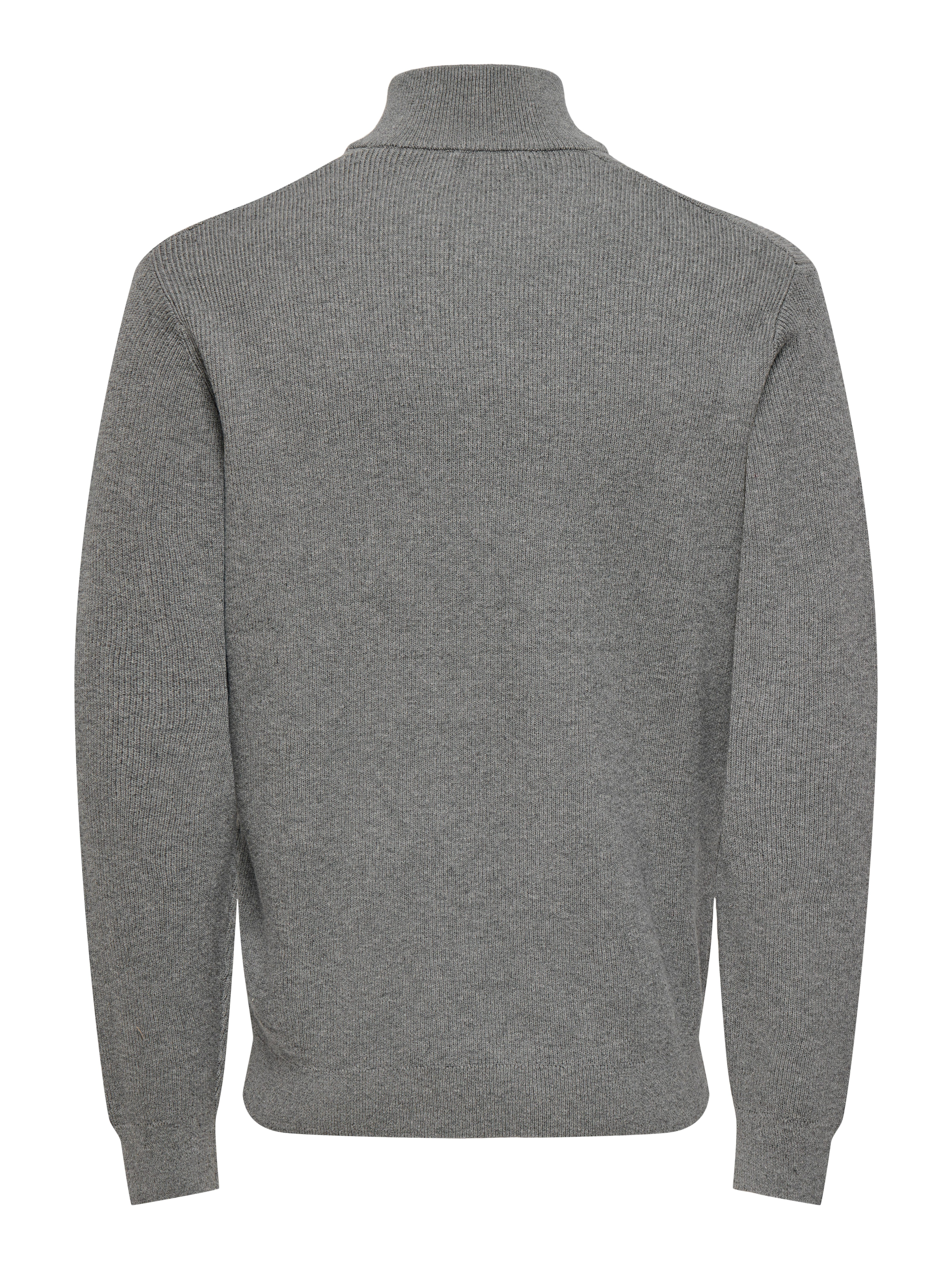 ONLY & SONS Gebreide trui ONSPHIL REG 12 STRUC HALF ZIP KNIT NOOS