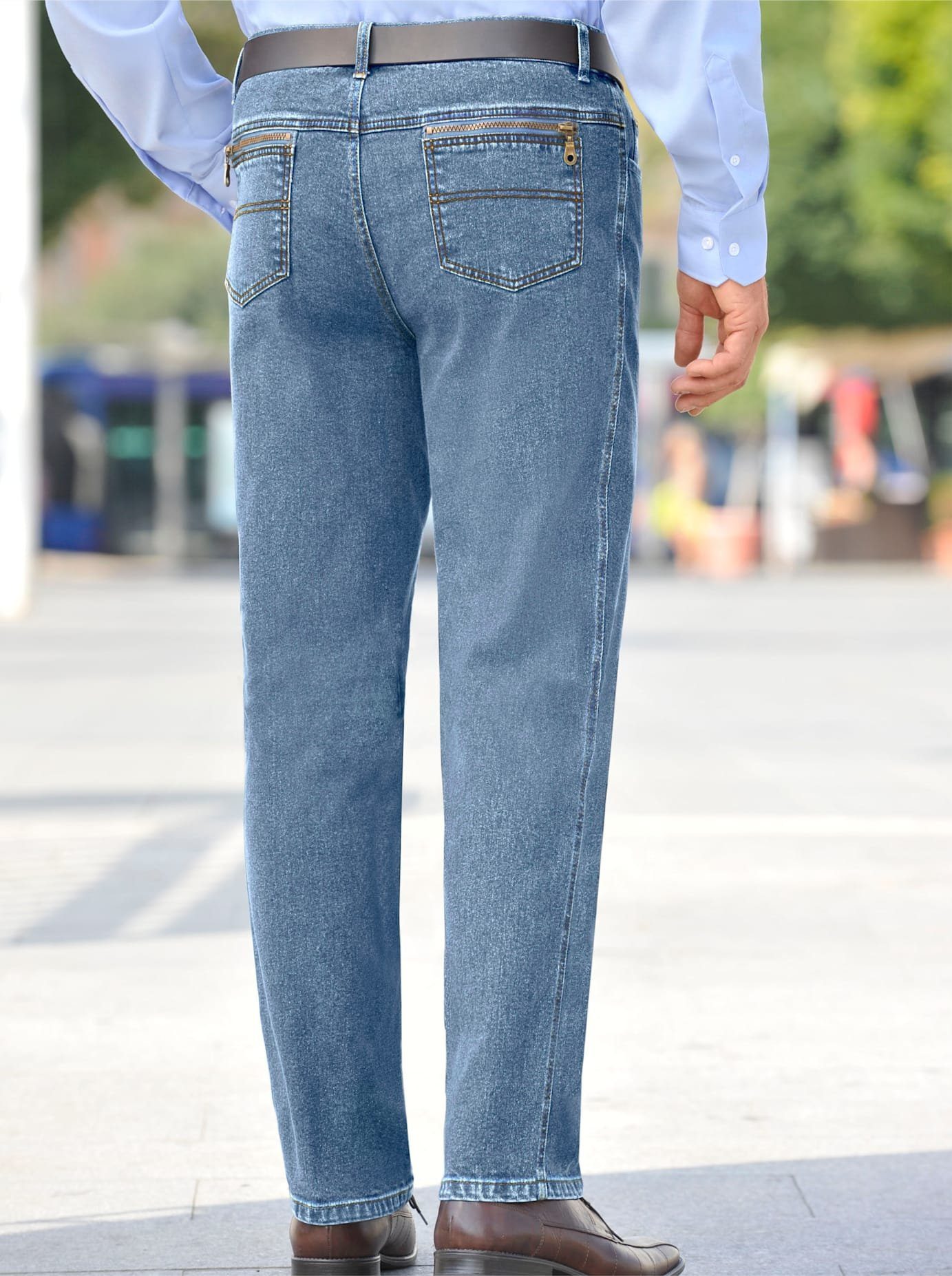 Classic Jeans met elastische band (1-delig)