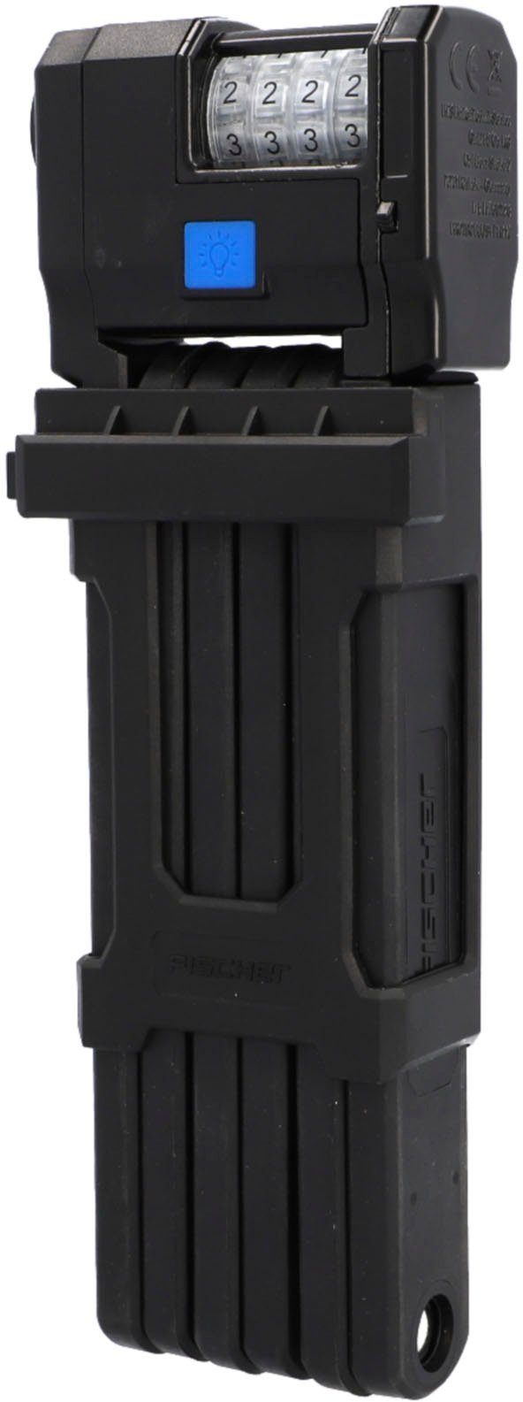 Fischer Fahrräder Fischer Vouwslot PROTEC PLUS+ FN110 fietssloten zwart