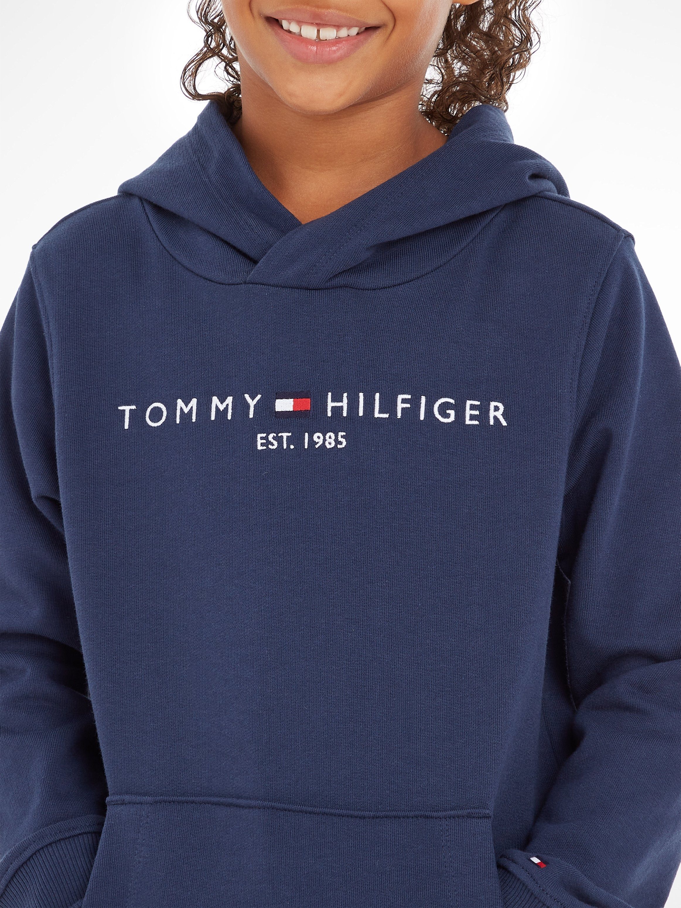 Tommy Hilfiger Hoodie ESSENTIAL HOODIE Kinderen Kids Junior MiniMe, voor jongens en meisjes