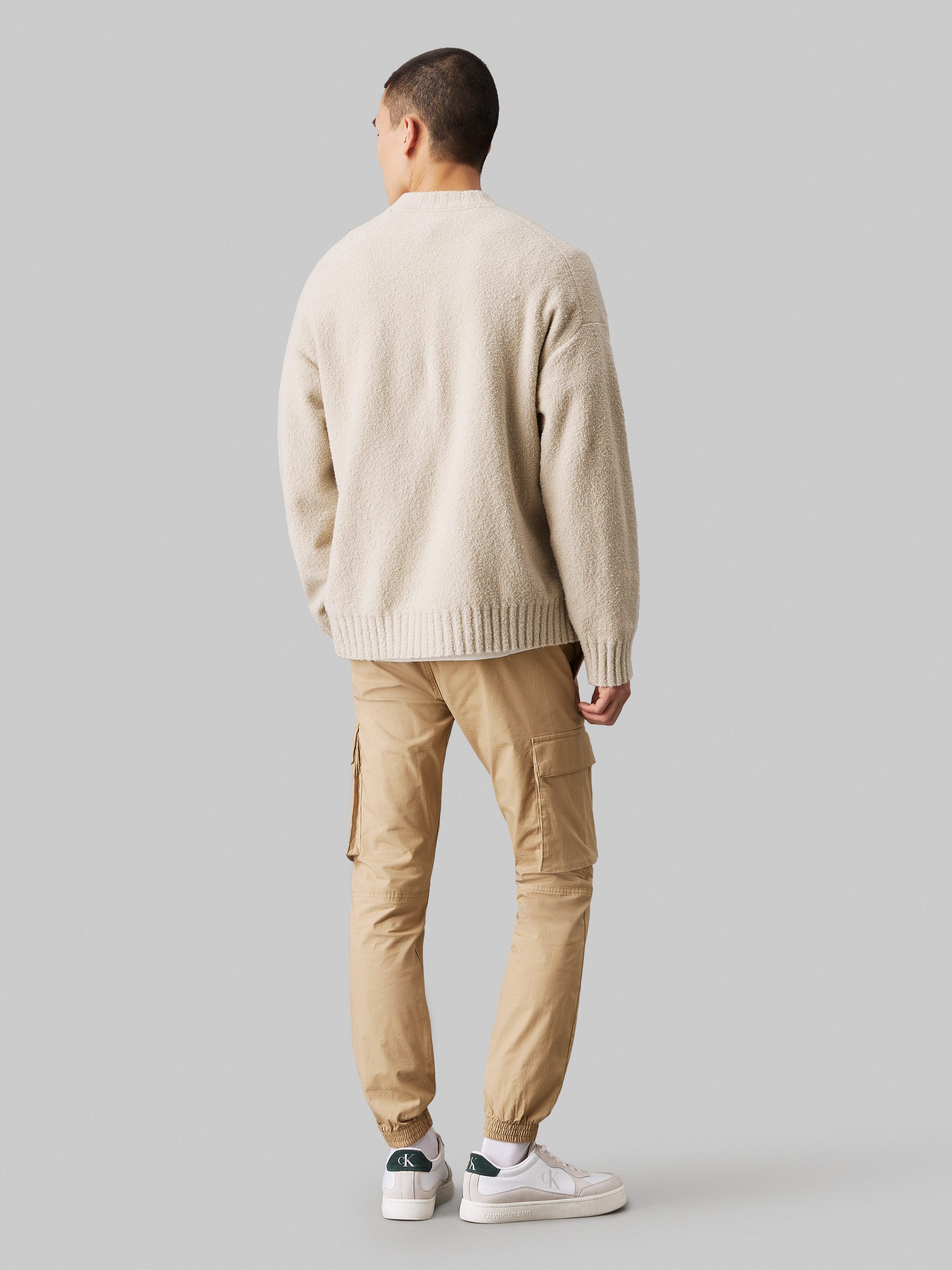 Calvin Klein Cargobroek SKINNY CARGO met logopatch