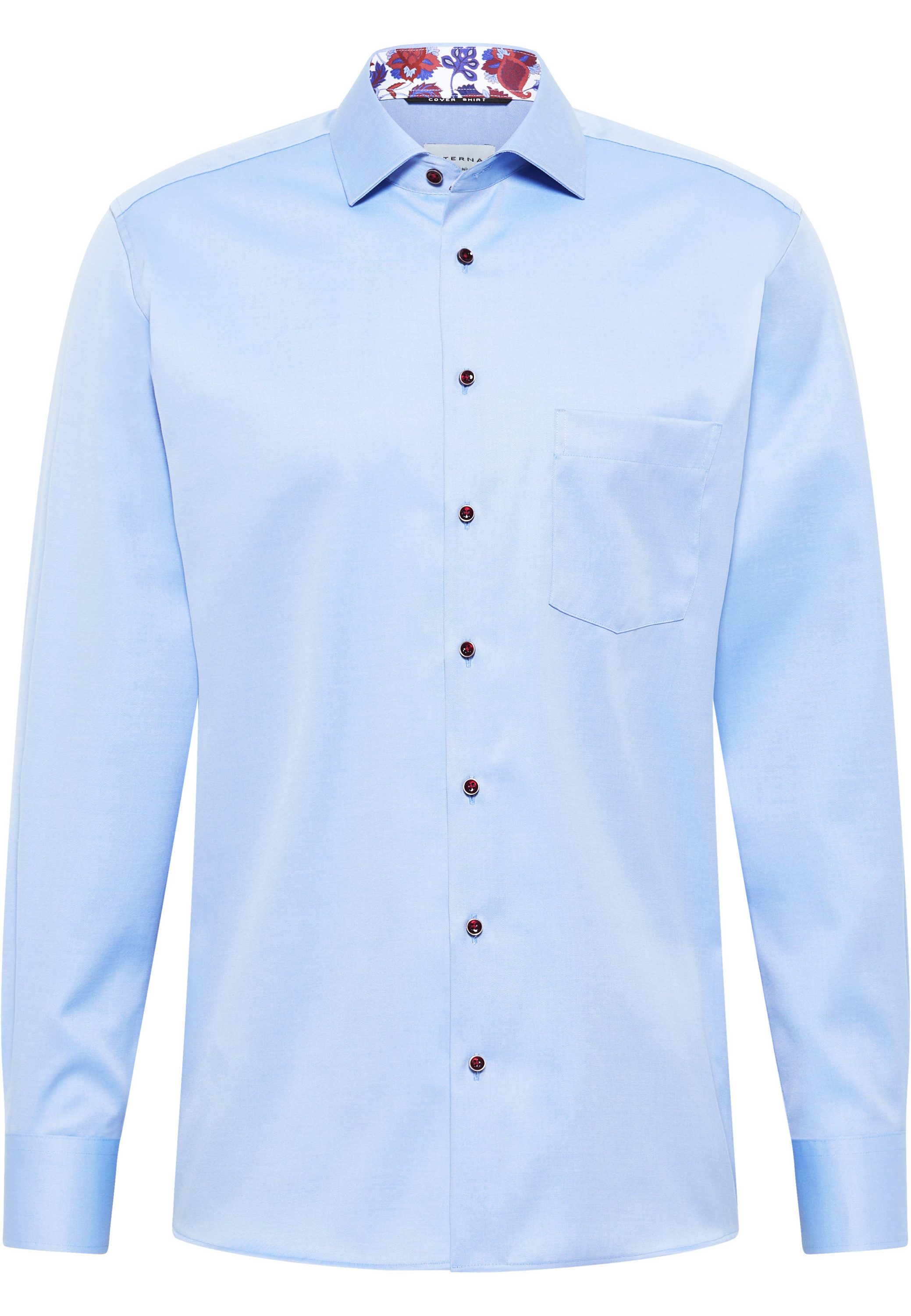 Eterna Overhemd met lange mouwen MODERN FIT NON IRON (strijkvrij)