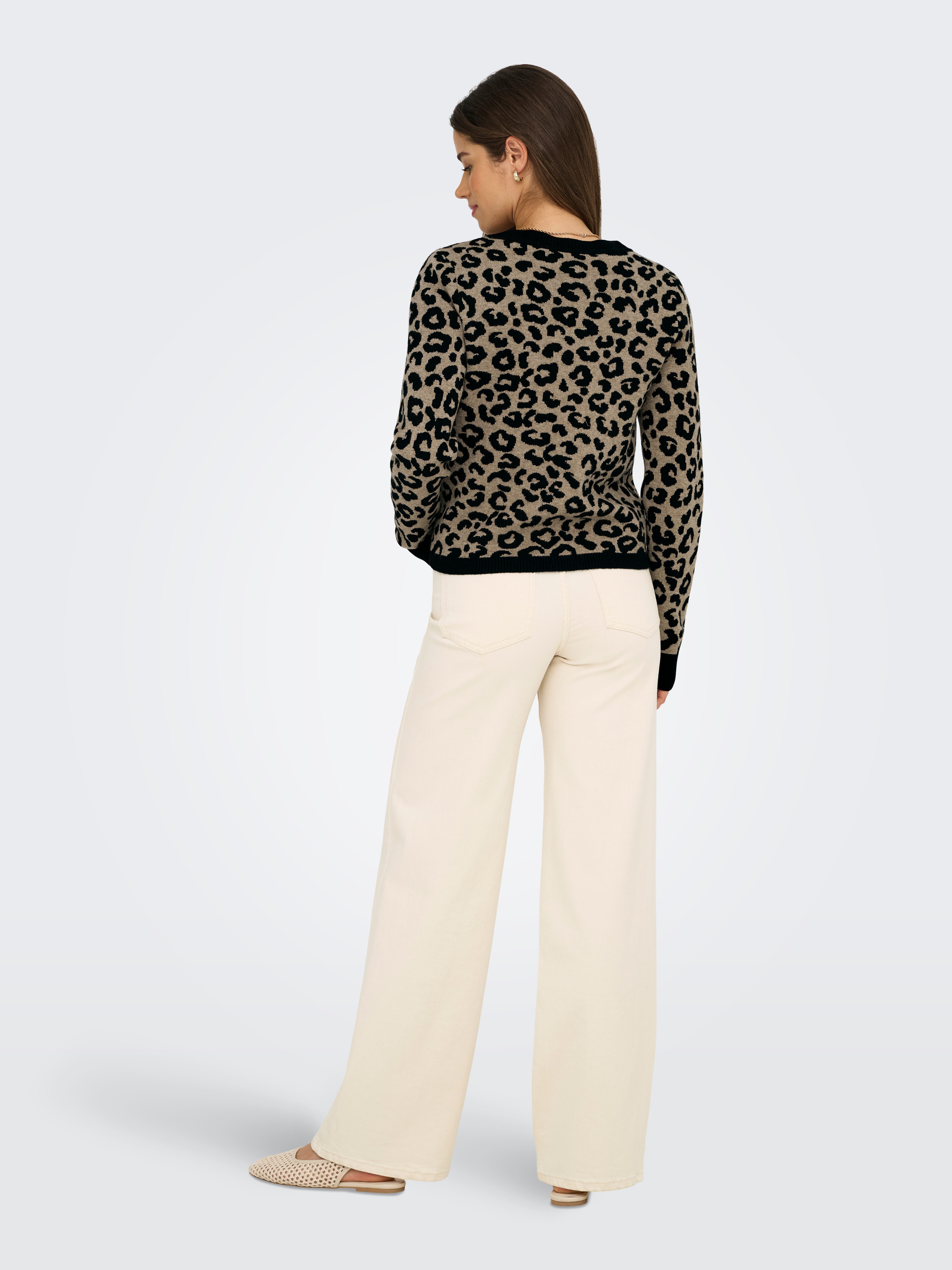 Only Vest ONLLEO LS V-NECK CARDIGAN KNT NOOS