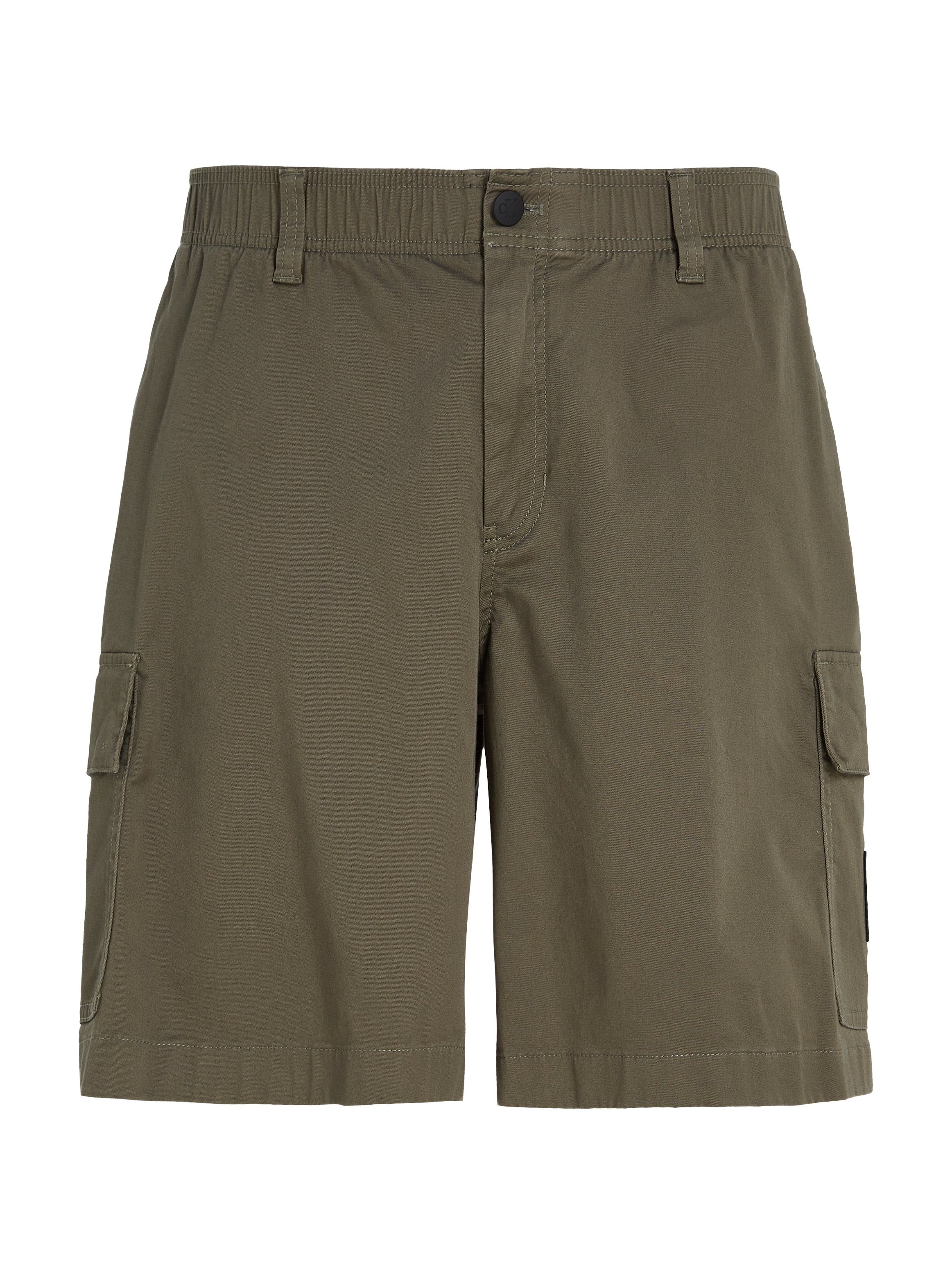 Calvin Klein Cargobroek CARGO SHORT met logopatch