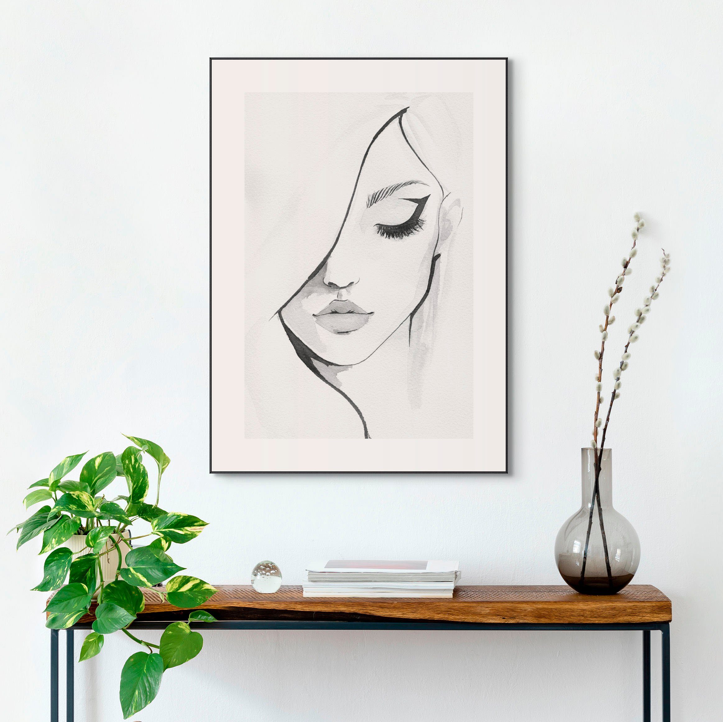 Reinders! Artprint met lijst Female
