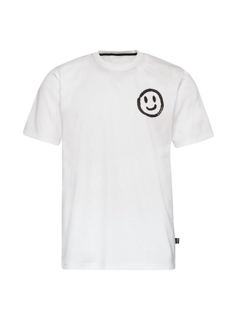 Trigema Pyjama TRIGEMA T-shirt met grappig smiley-printmotief (1-delig)
