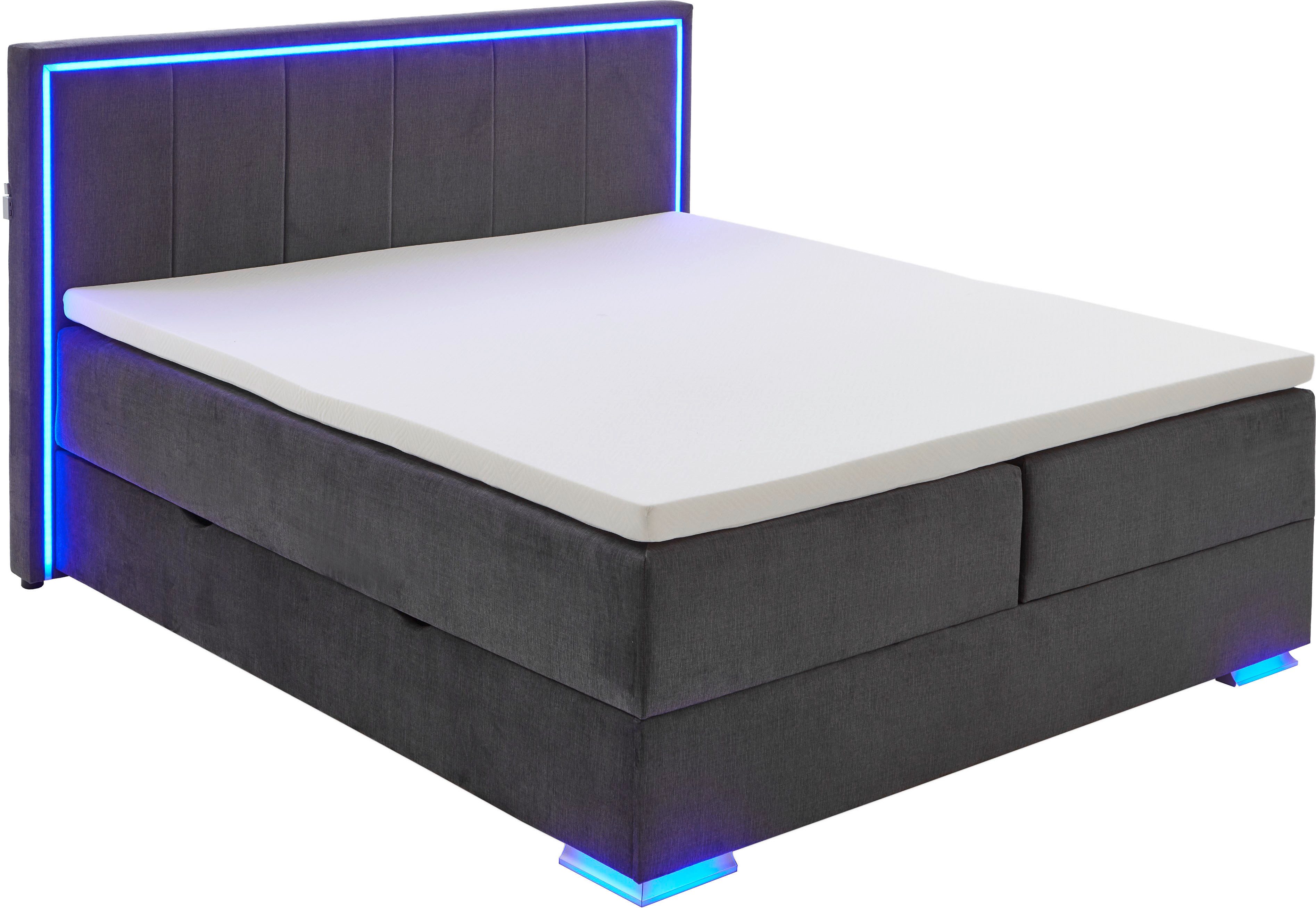 meise.möbel Boxspring Colorado II inclusief led-verlichting & topper