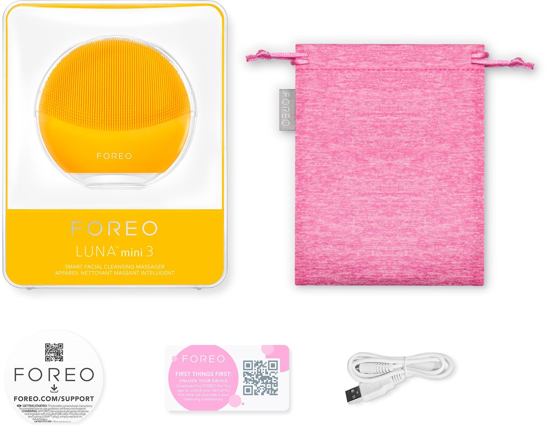 FOREO Elektrische gezichtsreinigingsborstel LUNA mini 3 voor elk huidtype