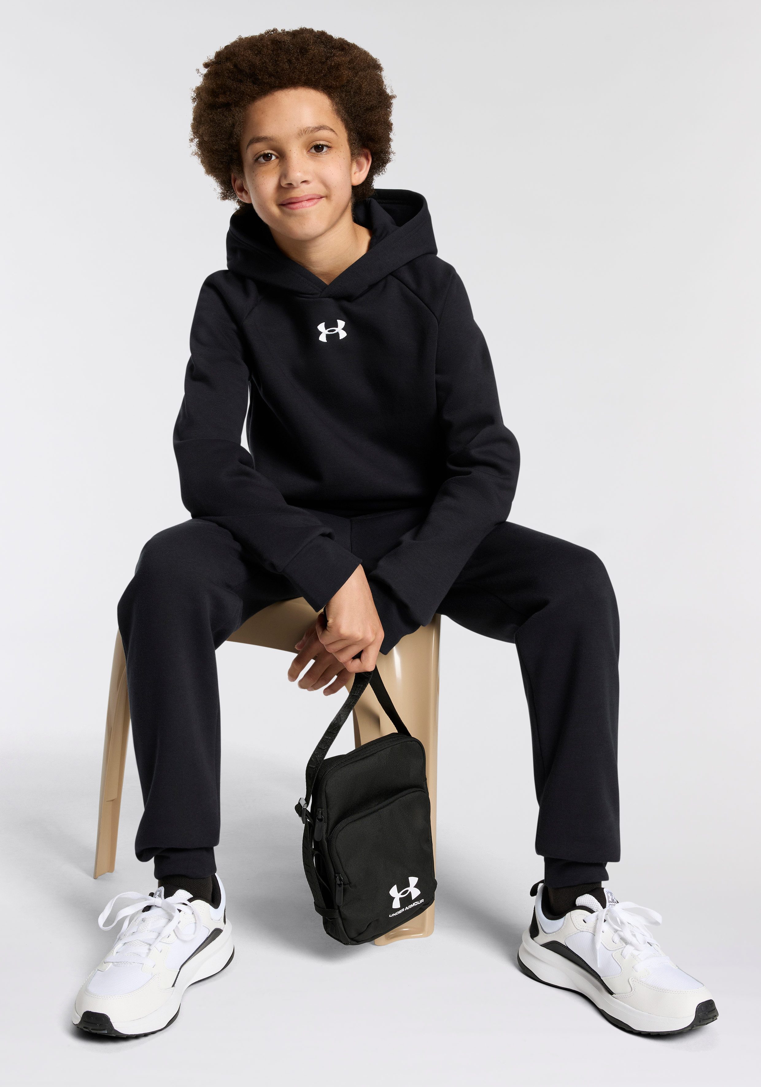 Under Armour® Hoodie Rival Voor kinderen - binnenmateriaal zacht opgeruwd