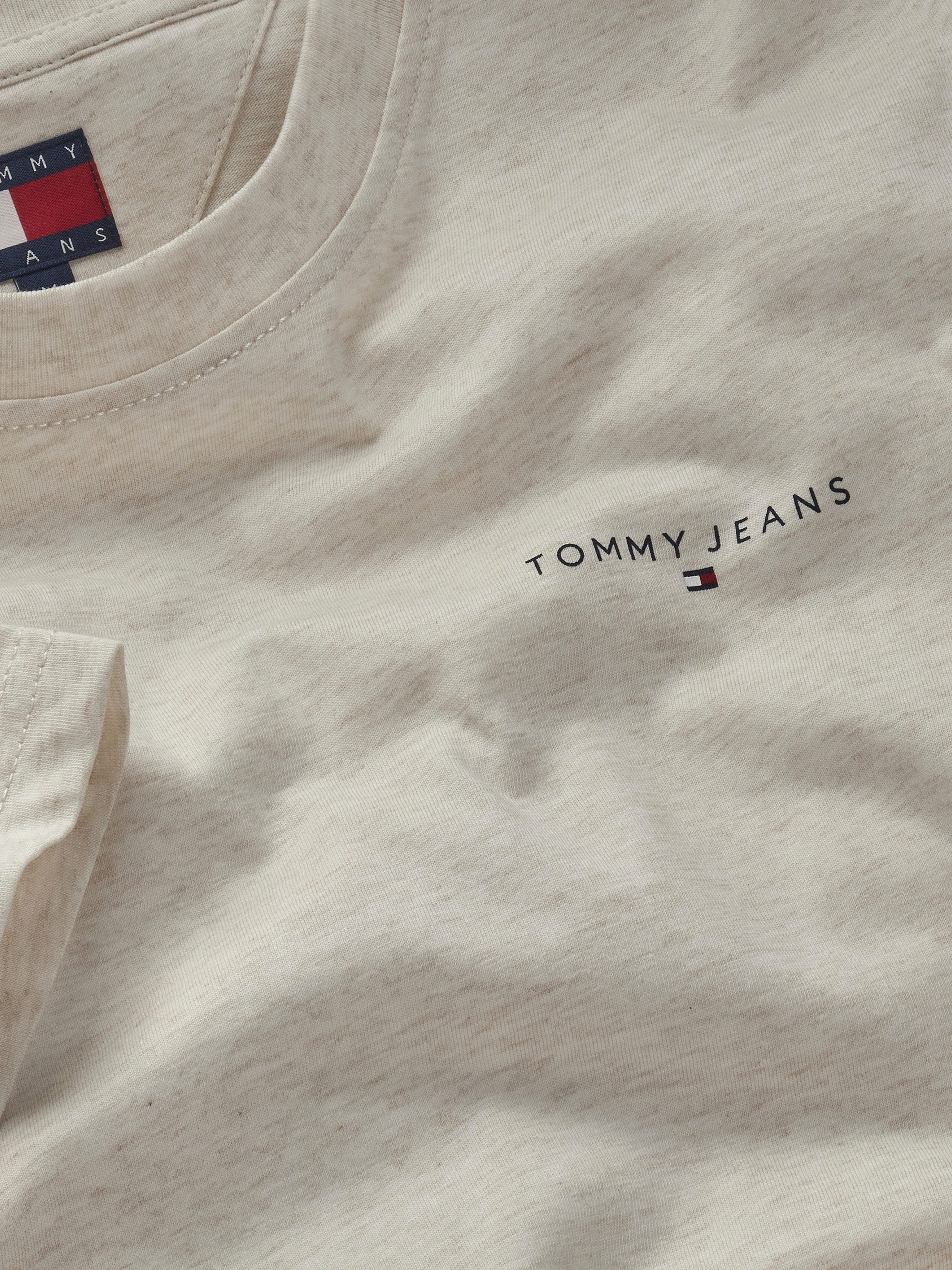 TOMMY JEANS T-shirt TJM SLIM LINEAR CHEST SS TEE EXT
