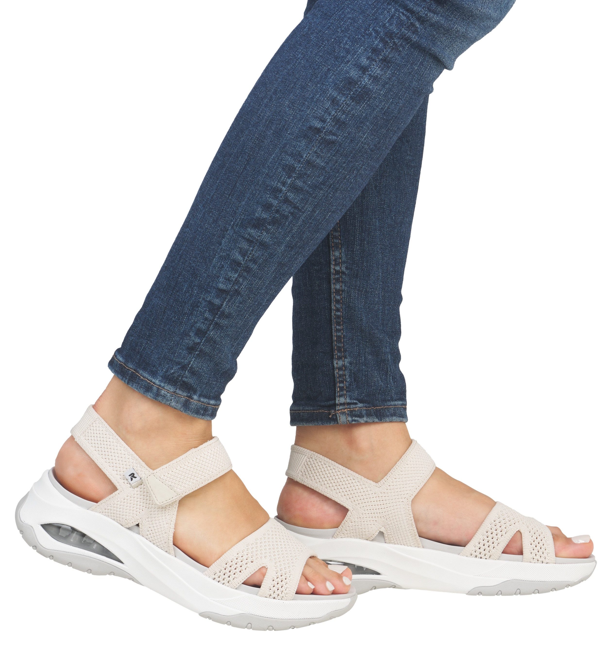 RIEKER Sport Sandalen Byron Bay , sport-sandaal, zomerschoen, outdoorsandaal met zacht voetbed
