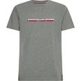 tommy sport t-shirt graphic s-s tee grijs