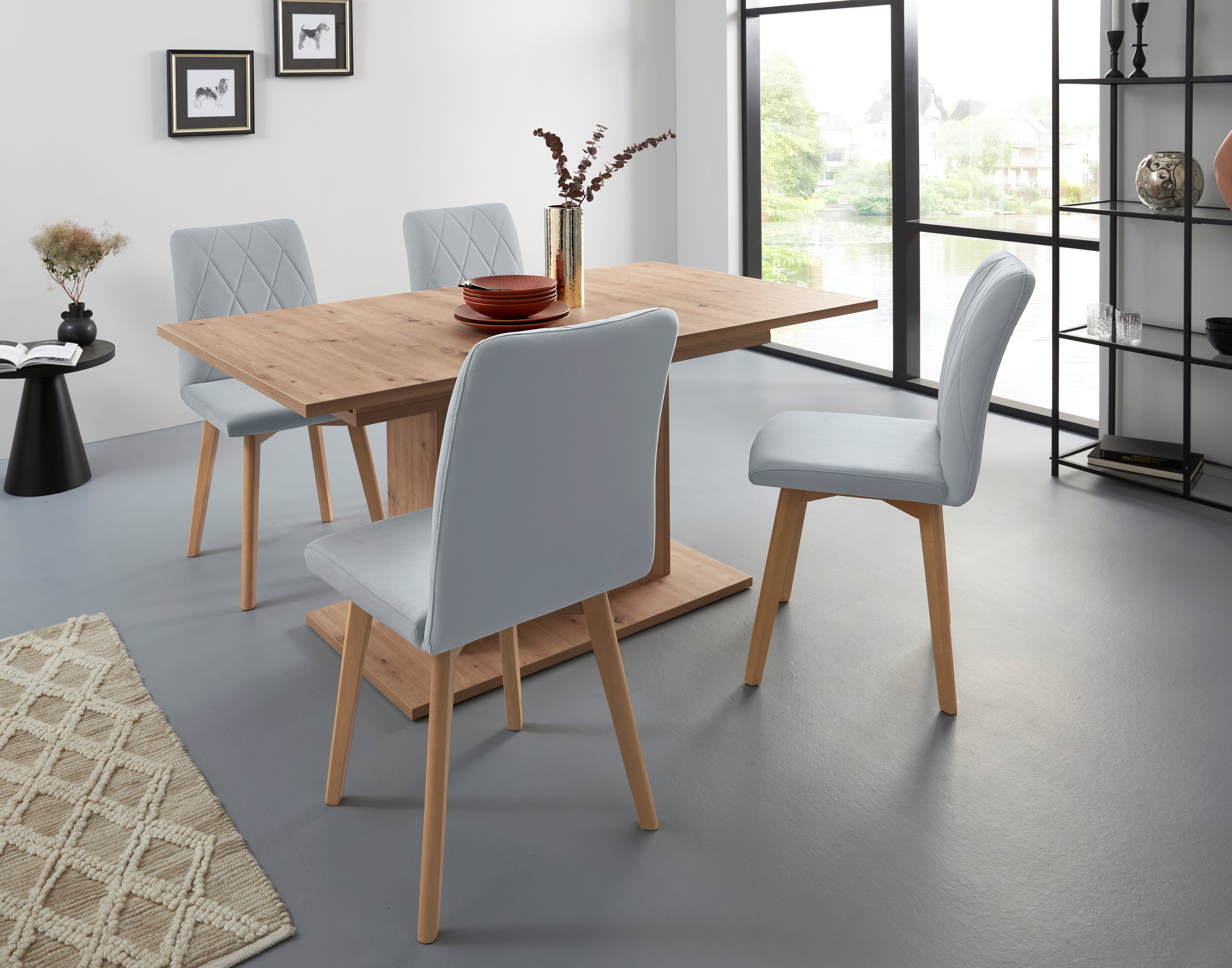 Home affaire Eettafel SABRINA Breedte 160 cm, uittrekfunctie