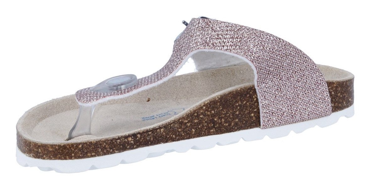 Richter Teenslippers Bio WMS: breed Sandaal met glitter, maat sjabloon om te downloaden
