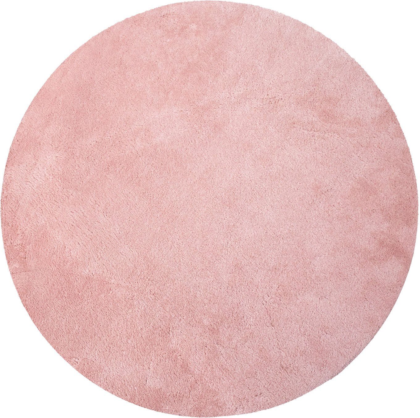 Paco Home Vloerkleed Cadiz 630 Korte pool, unikleuren, bijzonder zacht, wasbaar, woonkamer