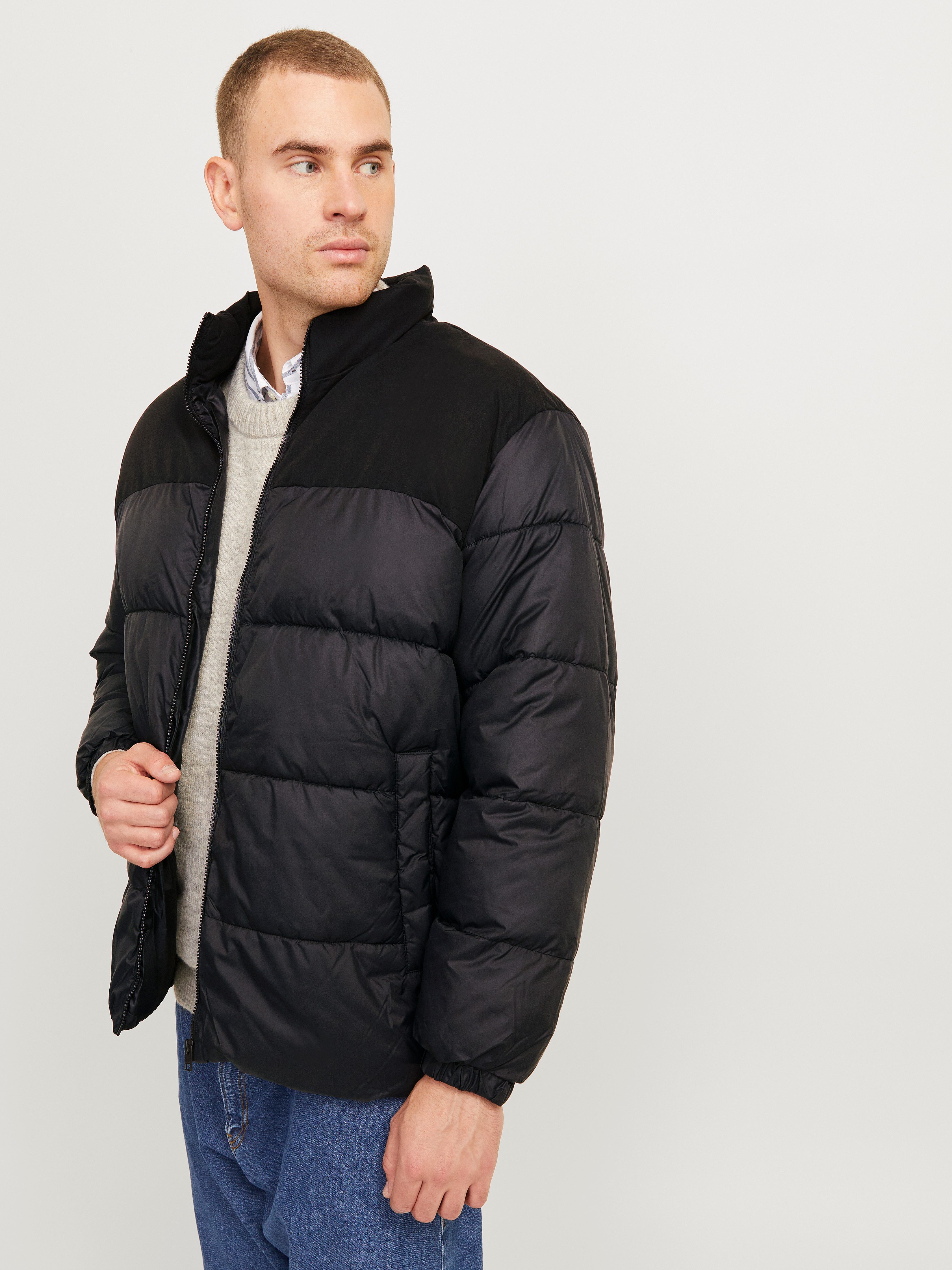 Jack & Jones PlusSize Gewatteerde jas JJMOON STAND COLLAR PUFFER PLS