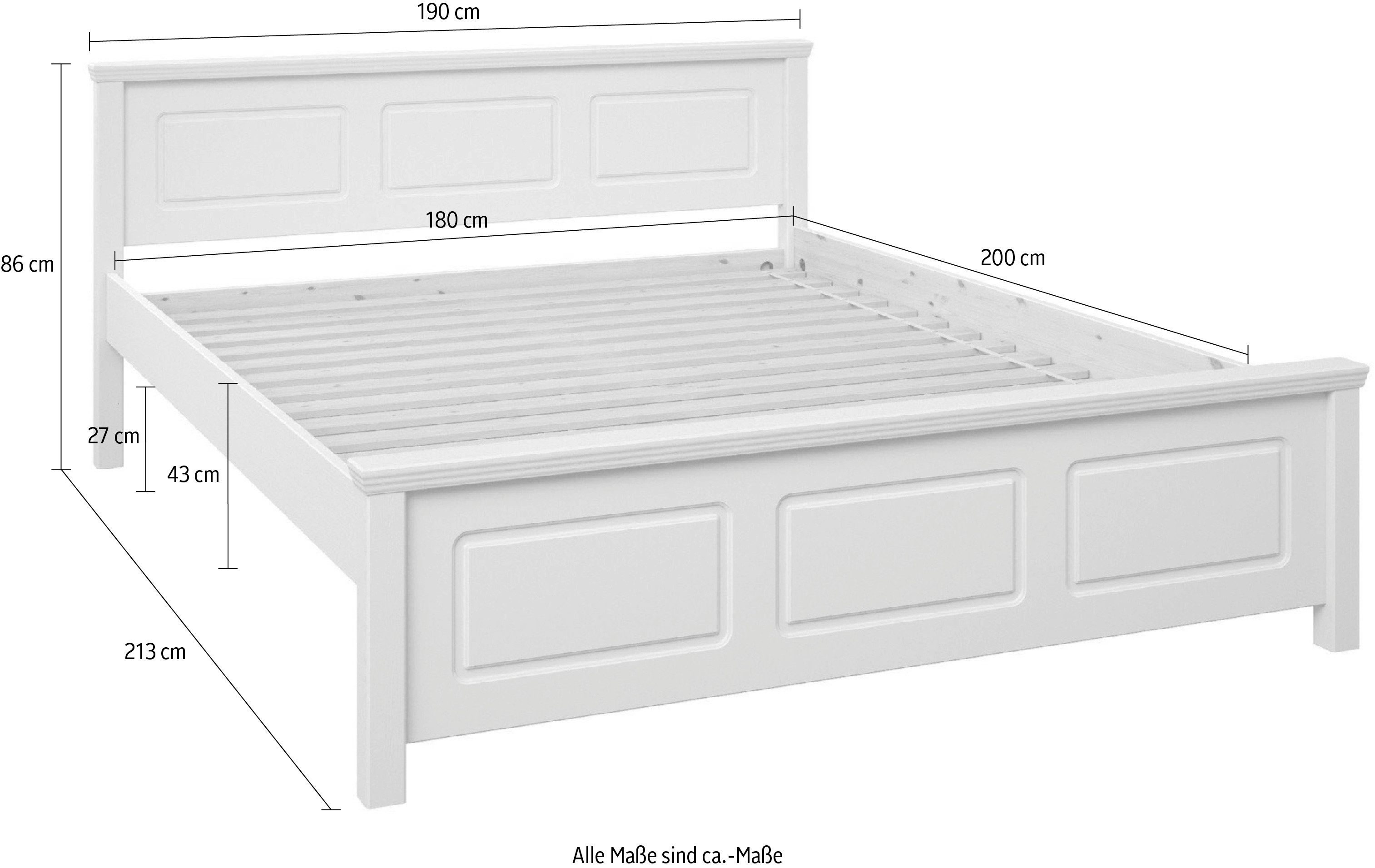 Home affaire Massief houten ledikant "ERIK", Made in Europe, optioneel met lade, massief grenen