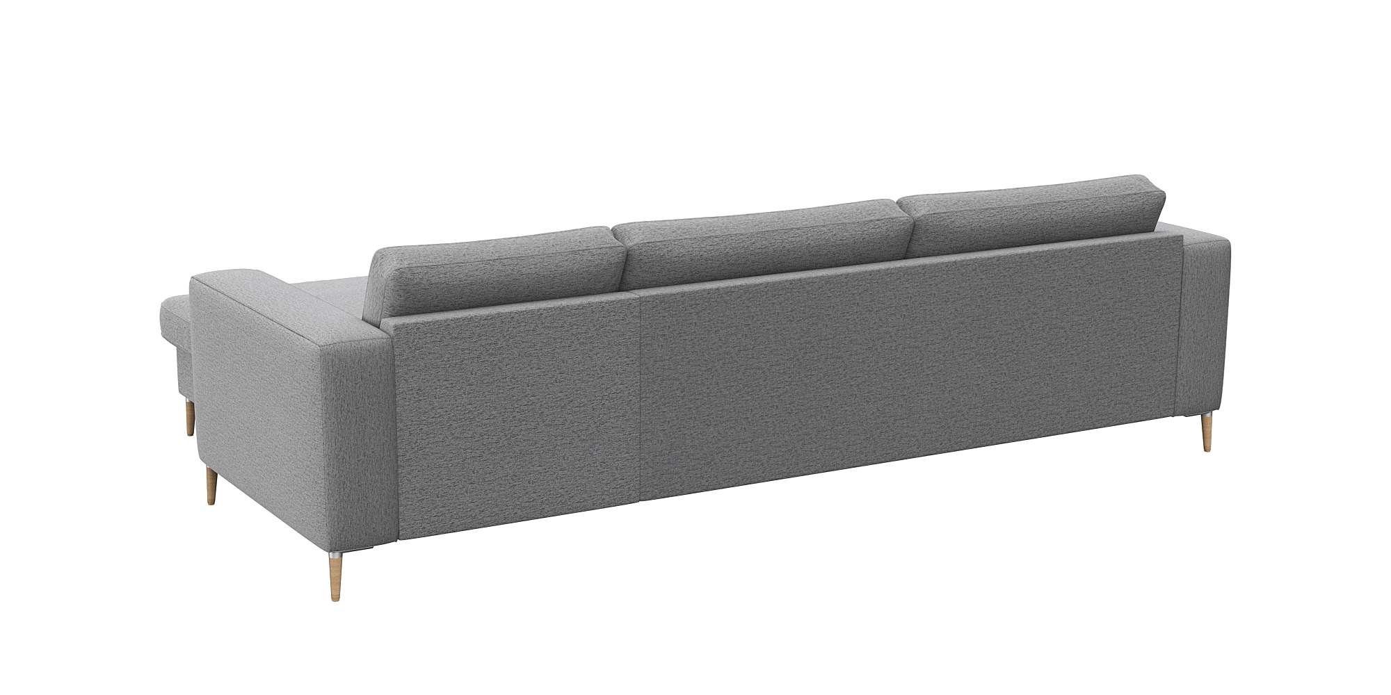 FLEXLUX Hoekbank Fiore, super zitcomfort door koudschuim in de zitting, L-vorm