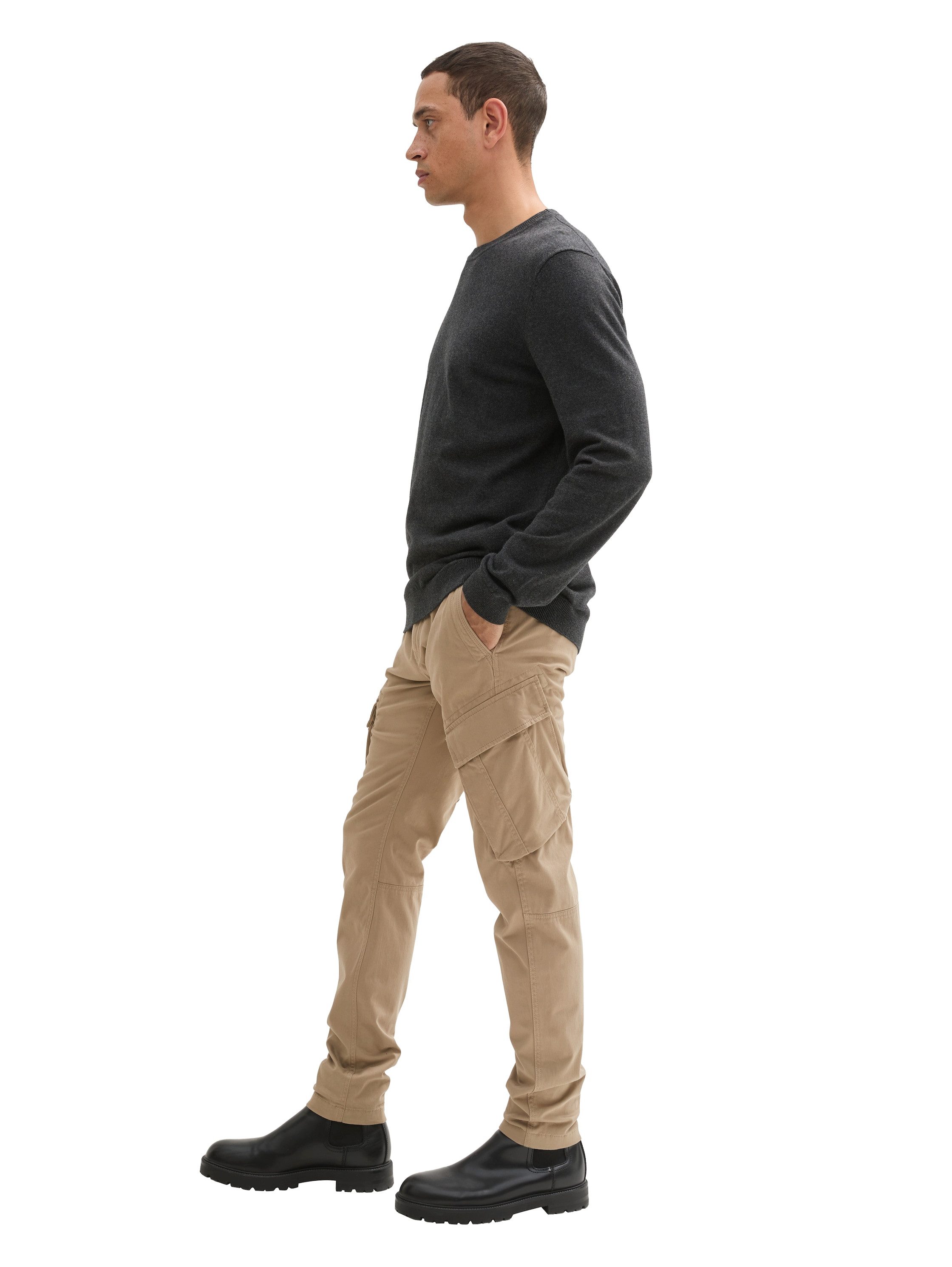 Tom Tailor Cargobroek met schuine zijzakken