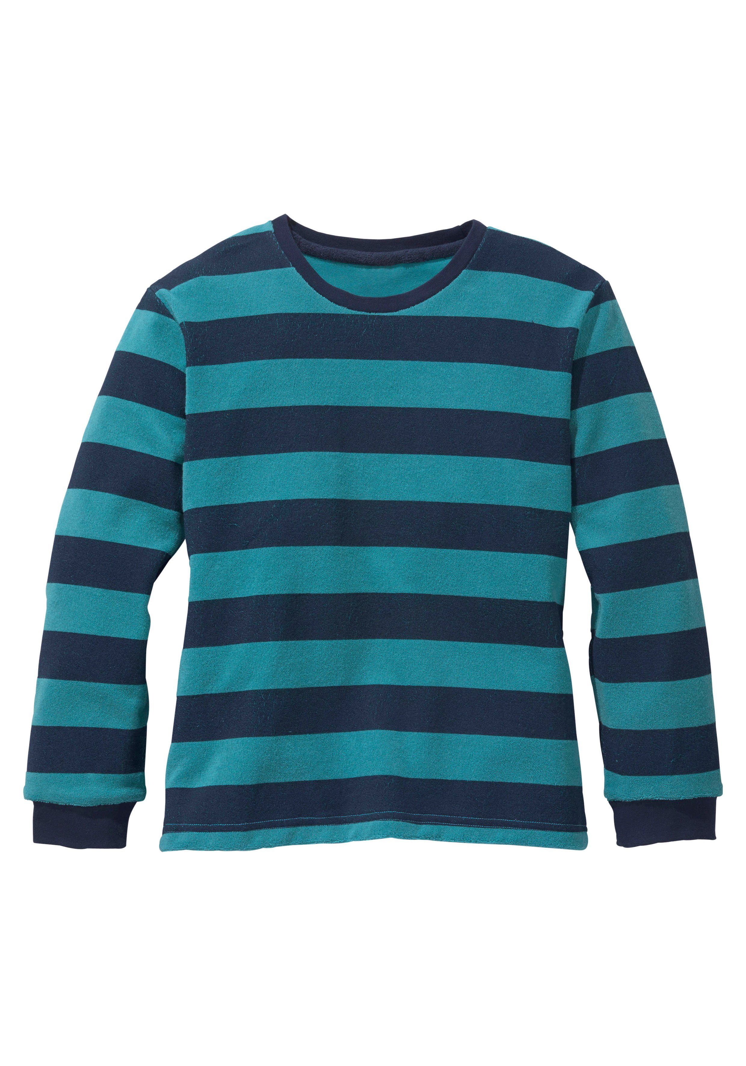 AUTHENTIC LE JOGGER Pyjama Pyjama van frotté, met boorden (2-delig, 1 stuk)