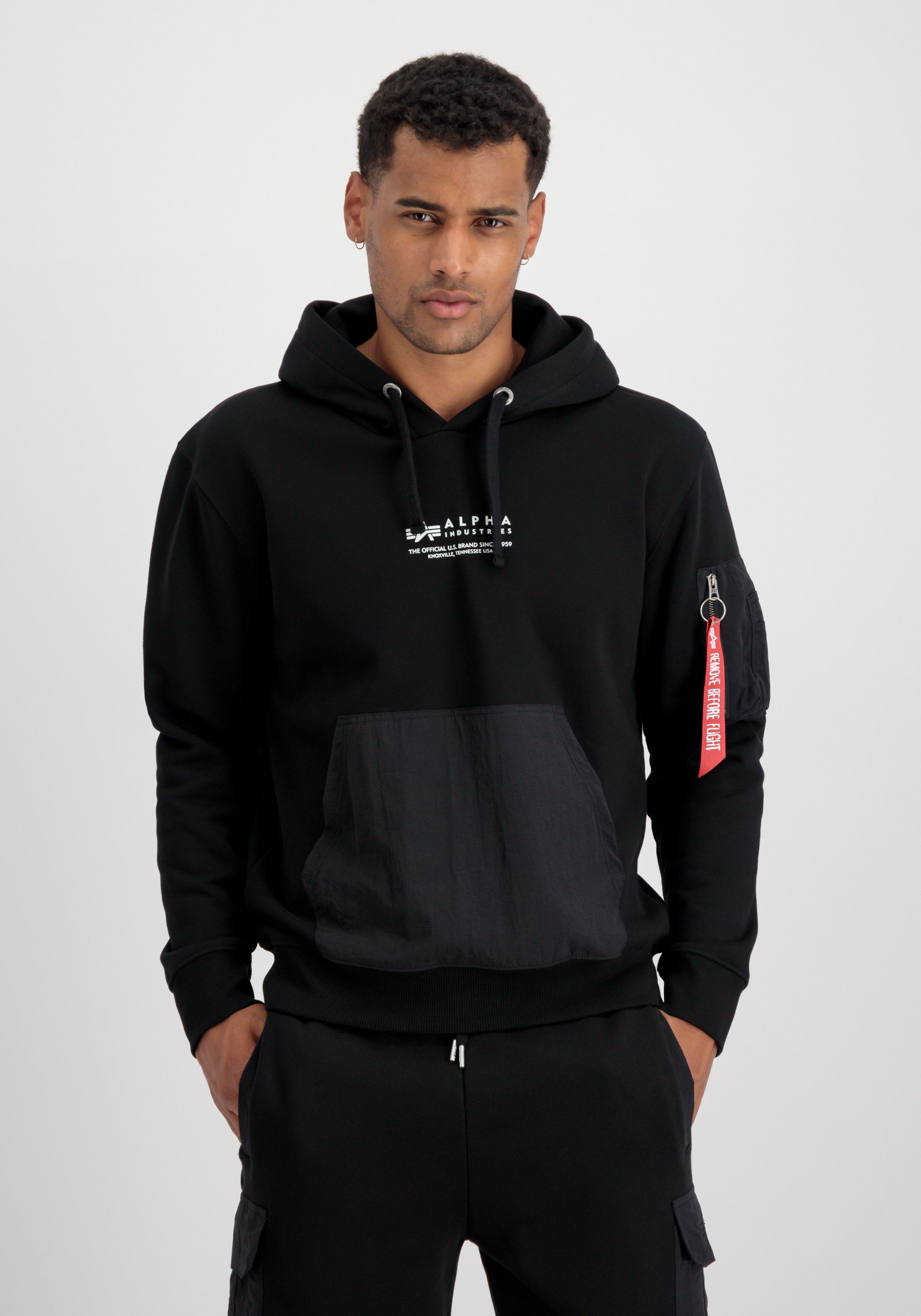 Alpha Industries Hoodie  Men - Hoodies Nylon Pocket Hoody