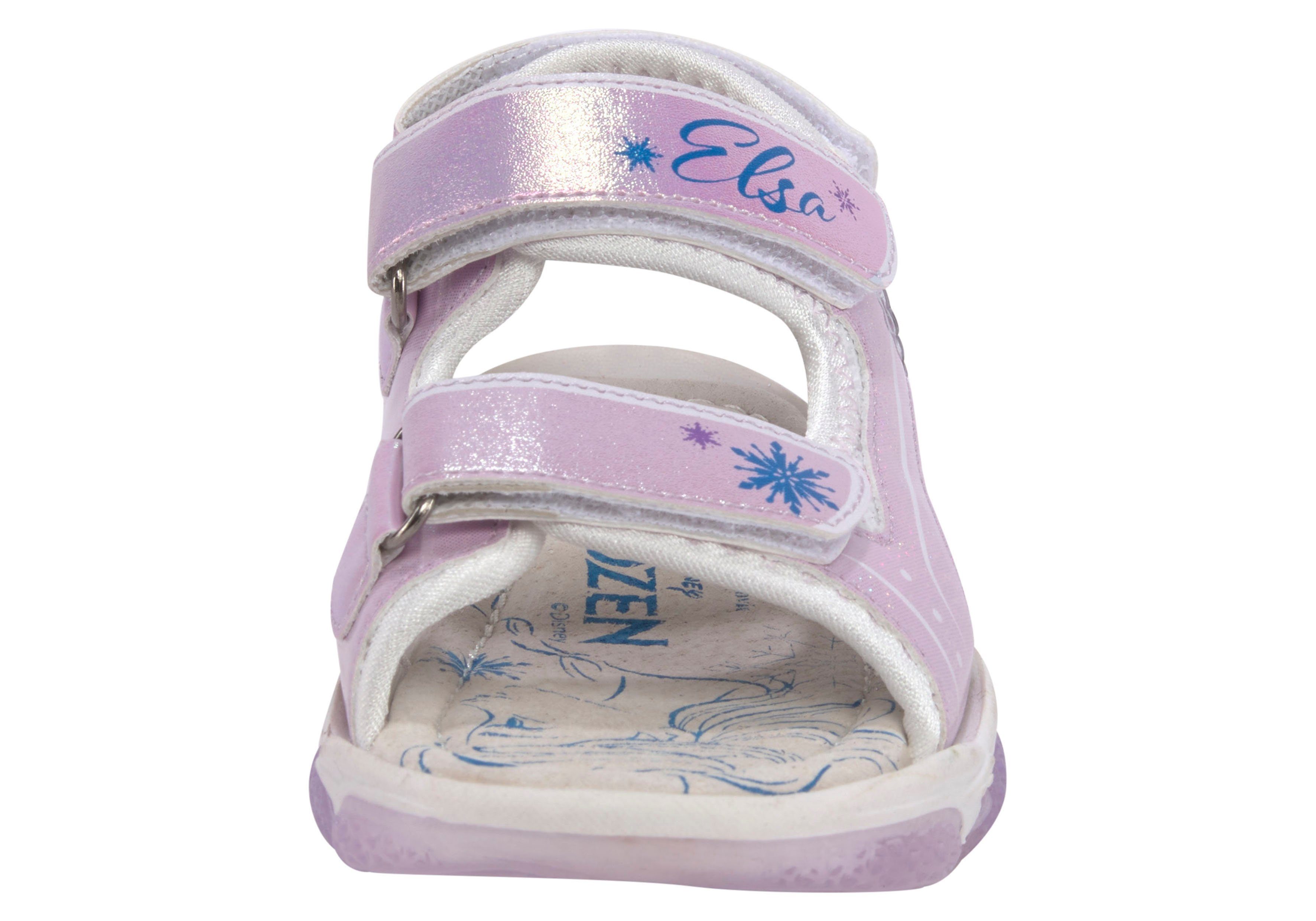 Disney Sandalen Frozen met coole knipperfunctie en klittenbandsluitingen