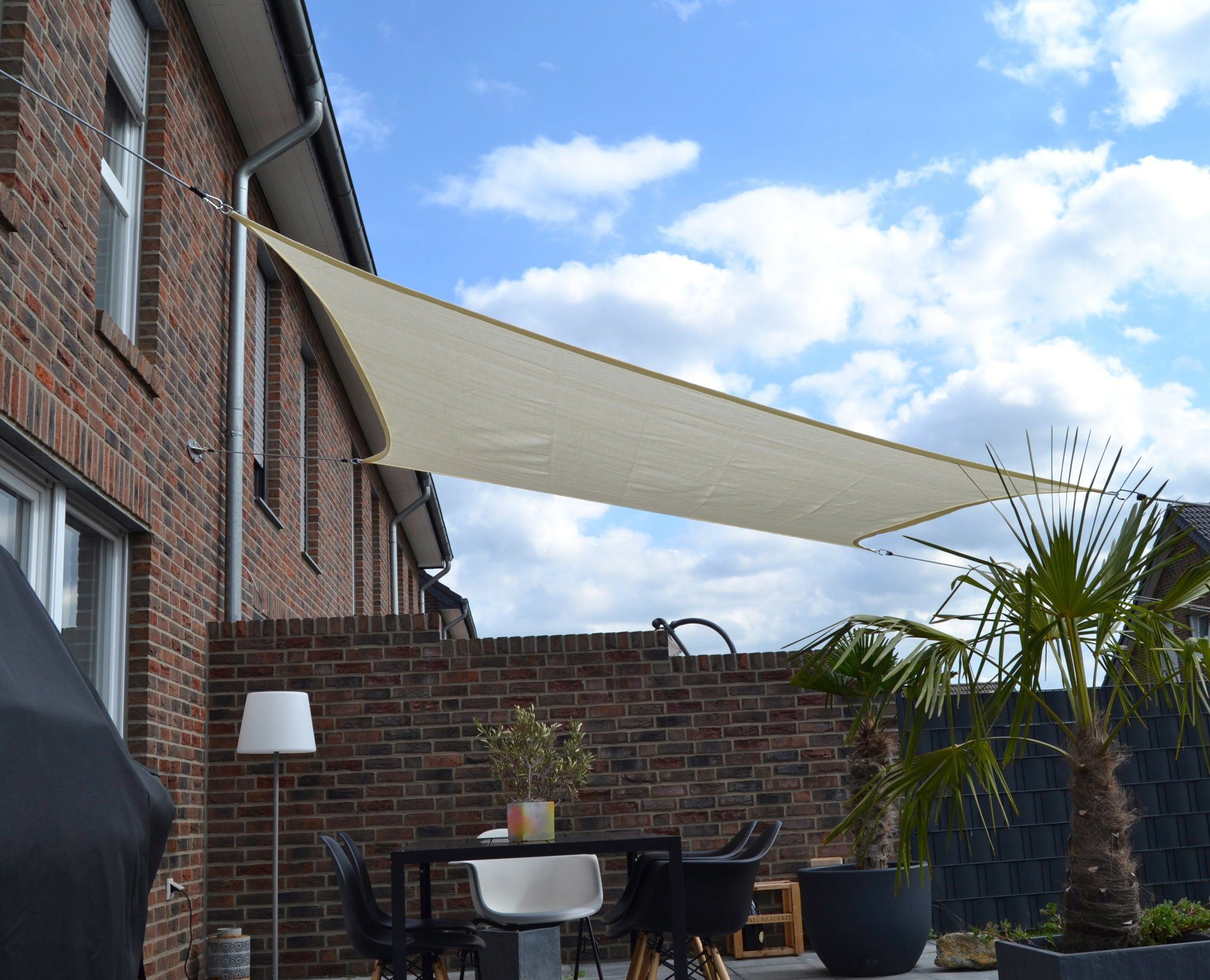 Floracord Schaduwdoek BxT: 300x250 cm, crème-wit