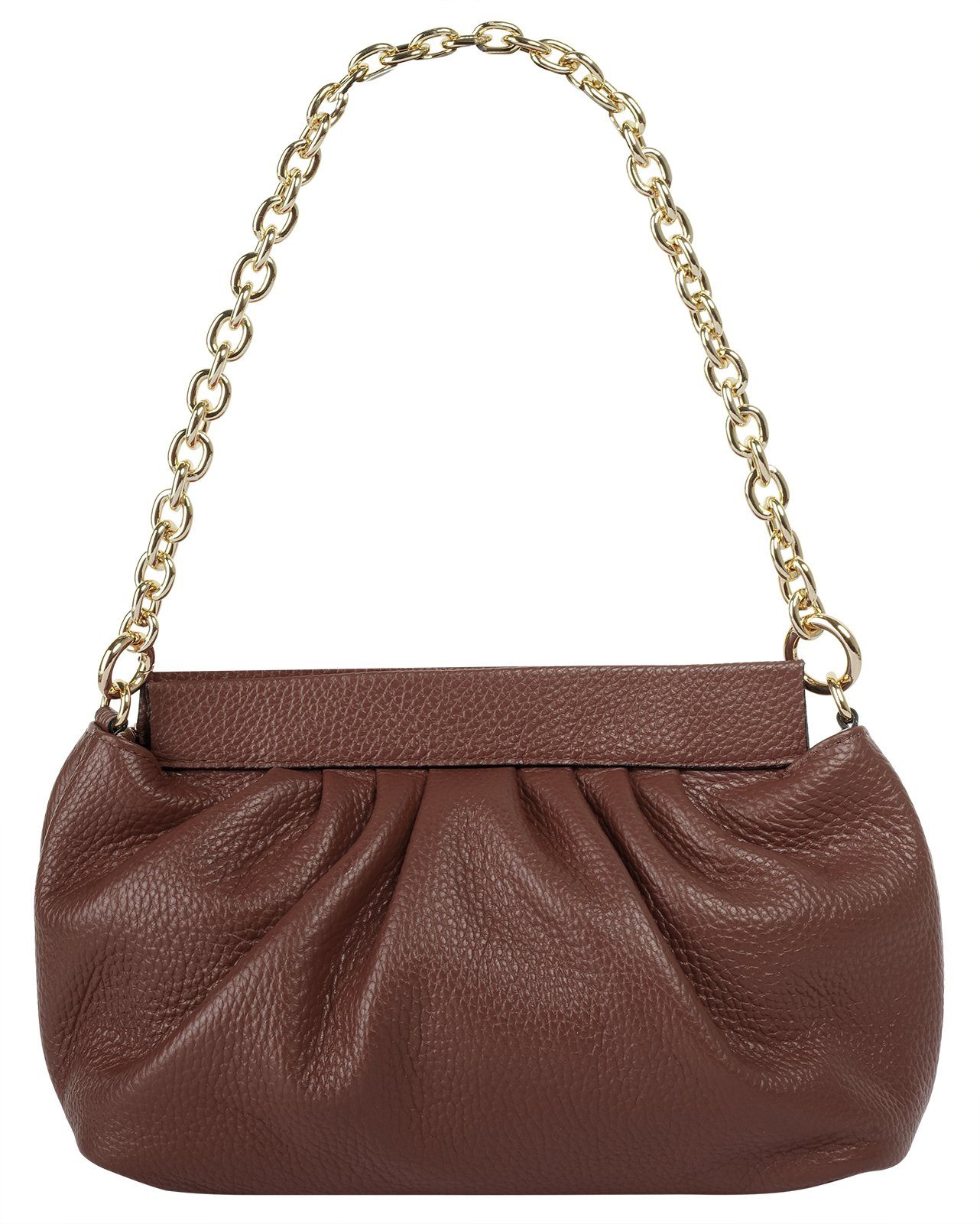 Cluty Schoudertas echt leer, made in italy