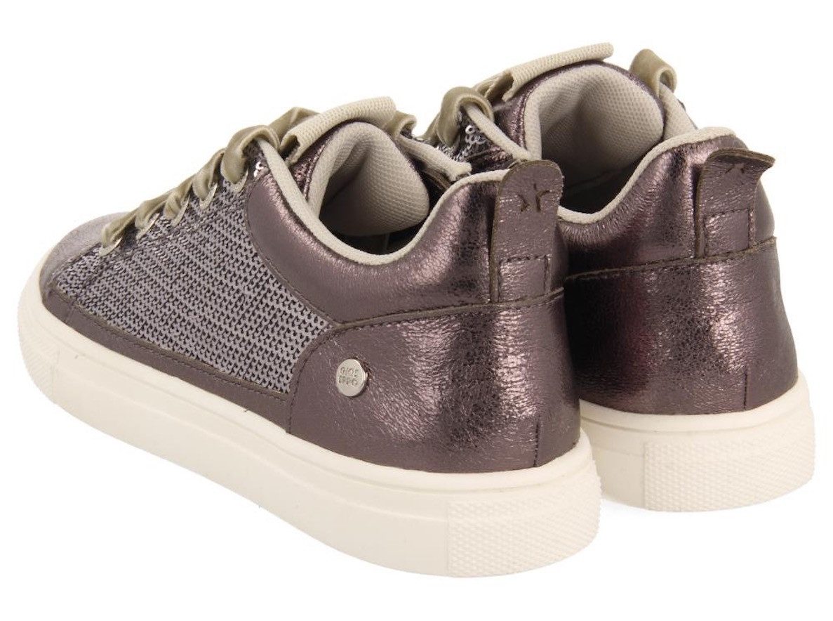 Gioseppo Sneakers CROGHAN Plateausneakers, veterschoen, lage schoen met glitter