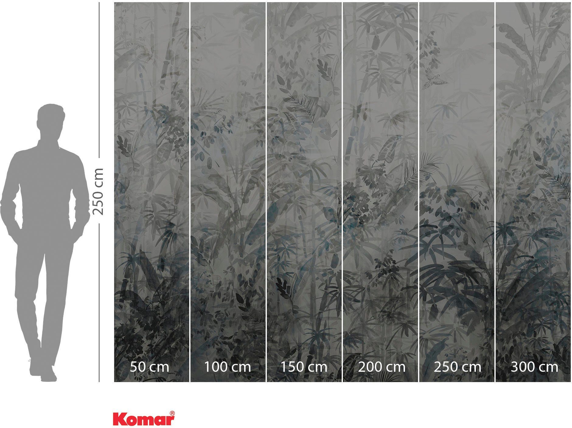 Komar Vliesbehang Digitale print vlies - Wondrous Watermarks - Afmeting 300 x 250 cm (1 stuk)