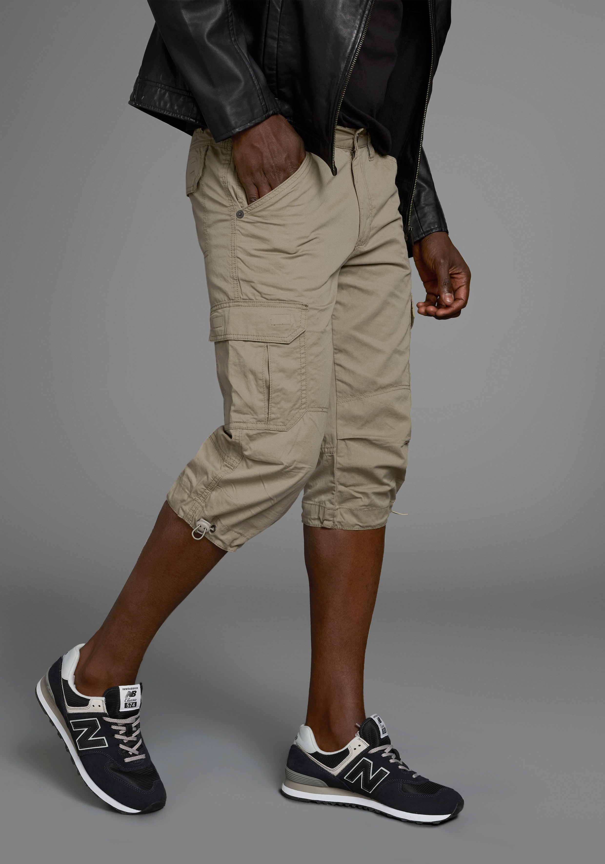 Man's World Cargobermuda in 3/4-lengte