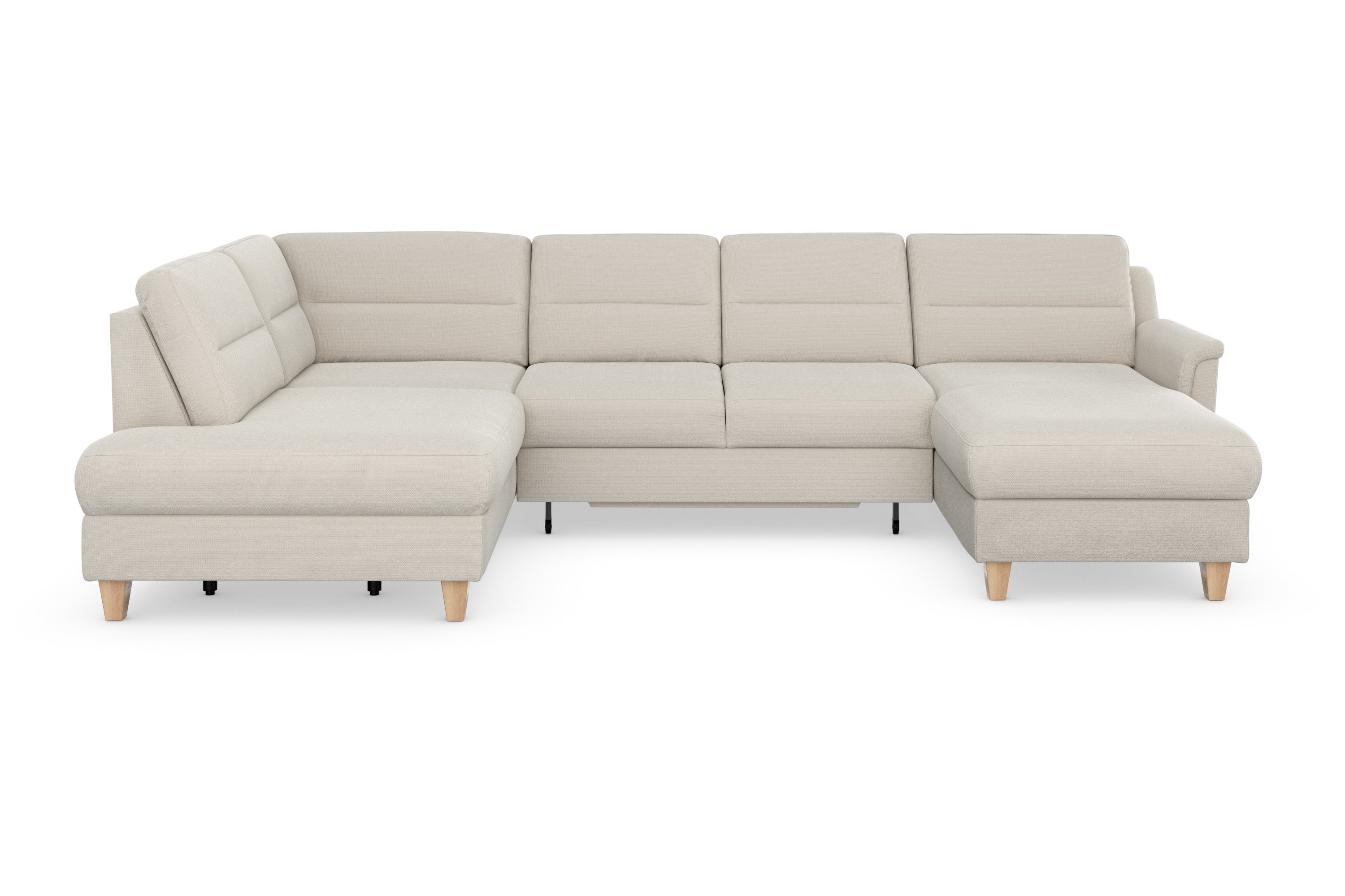 sit&more Zithoek Farö U-vorm met binnenvering, naar keuze met slaapfunctie en bedkist