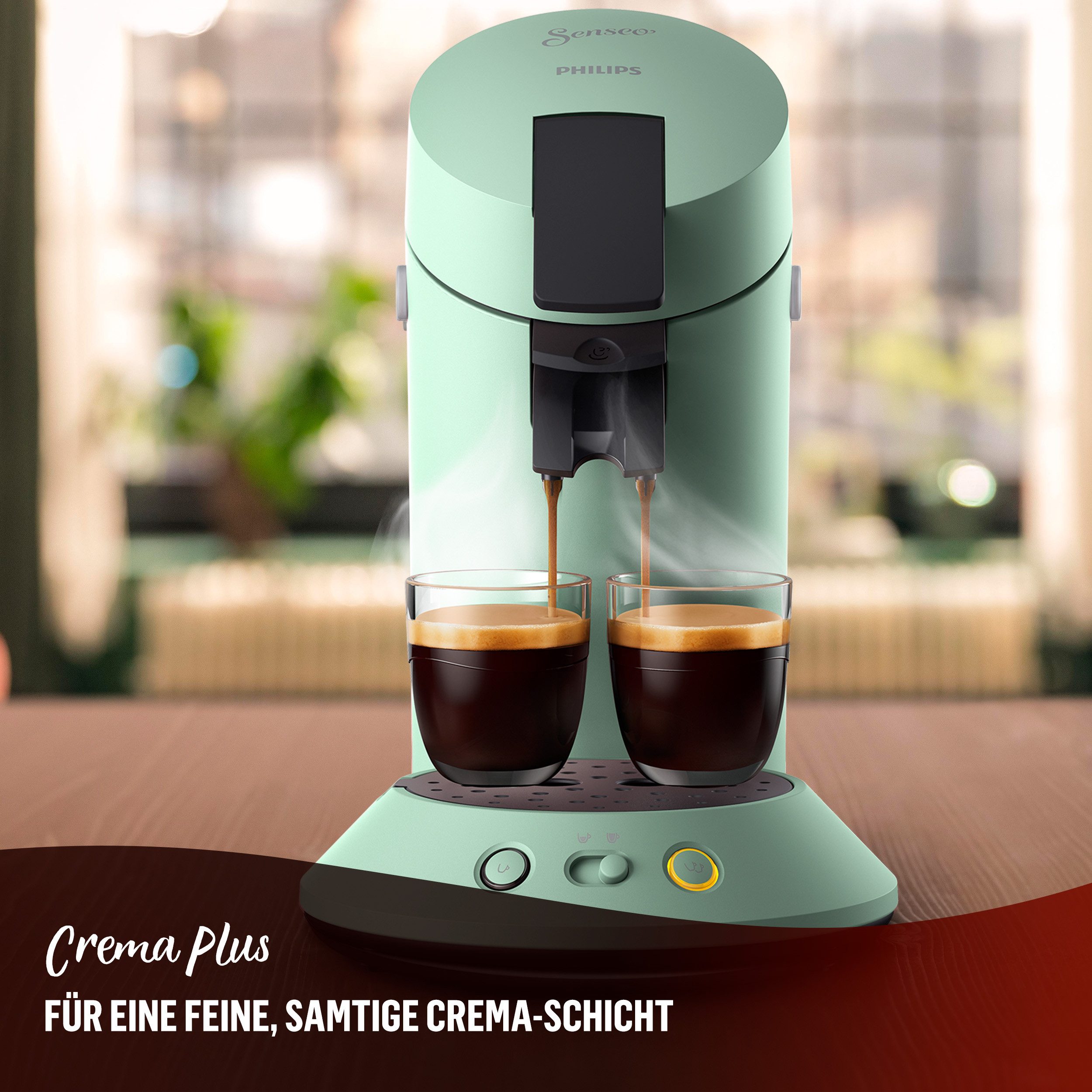 Senseo Koffiepadautomaat Original Plus CSA210/60, met twee koffie-instellingen