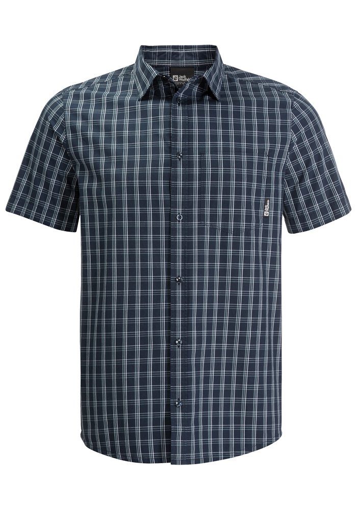 Jack Wolfskin Overhemd met korte mouwen HOT SPRINGS SHIRT M