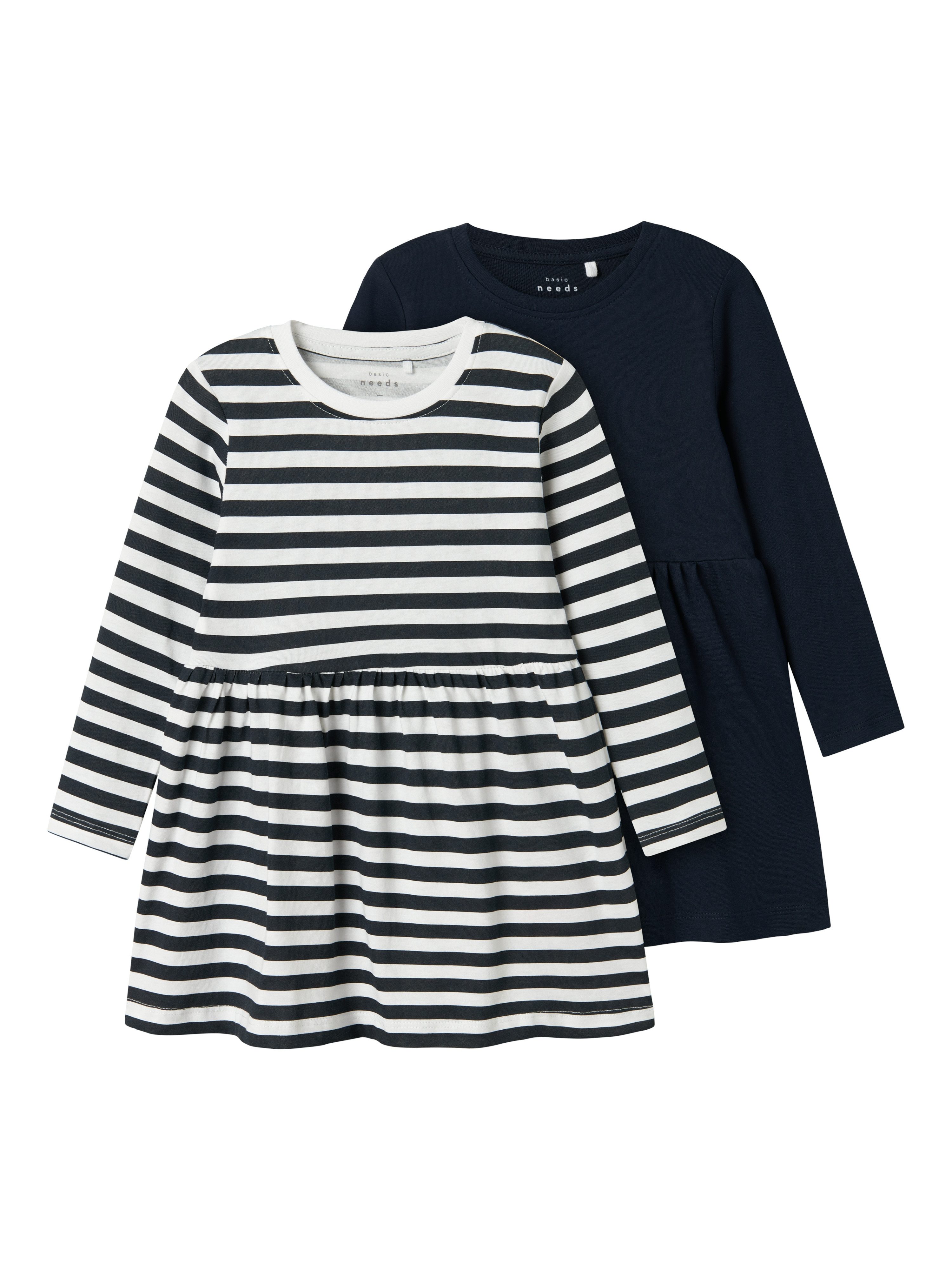 Name It Mini-jurk NMFVIVIA LS DRESS 2P NOOS (set, 2-delig)