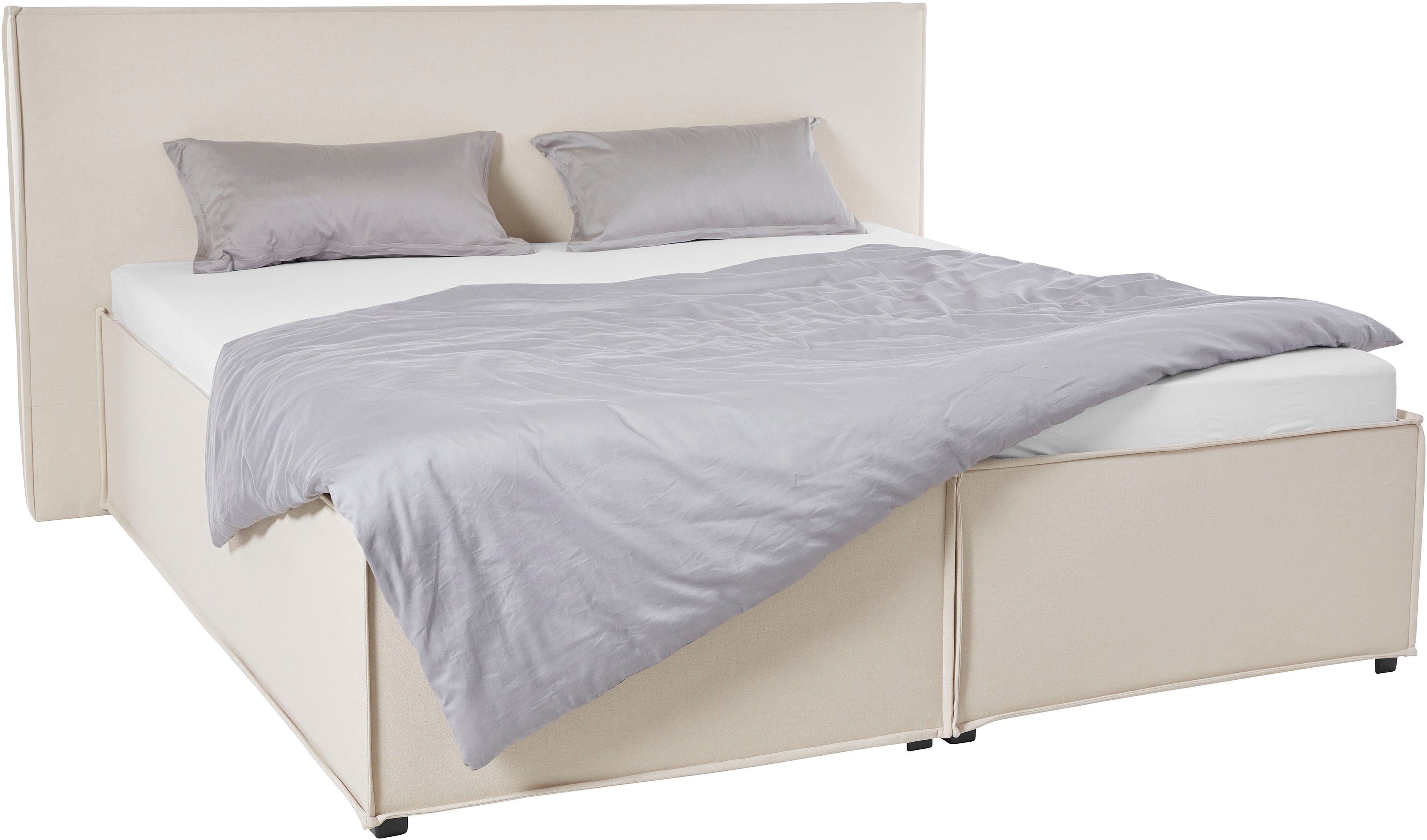 LeGer Home by Lena Gercke Gestoffeerd bed Isaline naar keuze zonder matras of met 3 matrassoorten, hoofdbordhoogte 107 cm